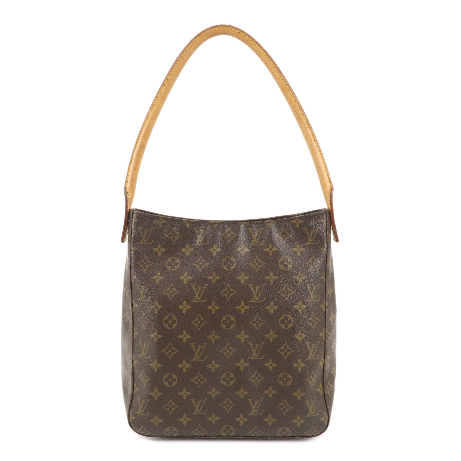 Louis Vuitton Monogram Looping GM Shoulder Bag Brown M51145