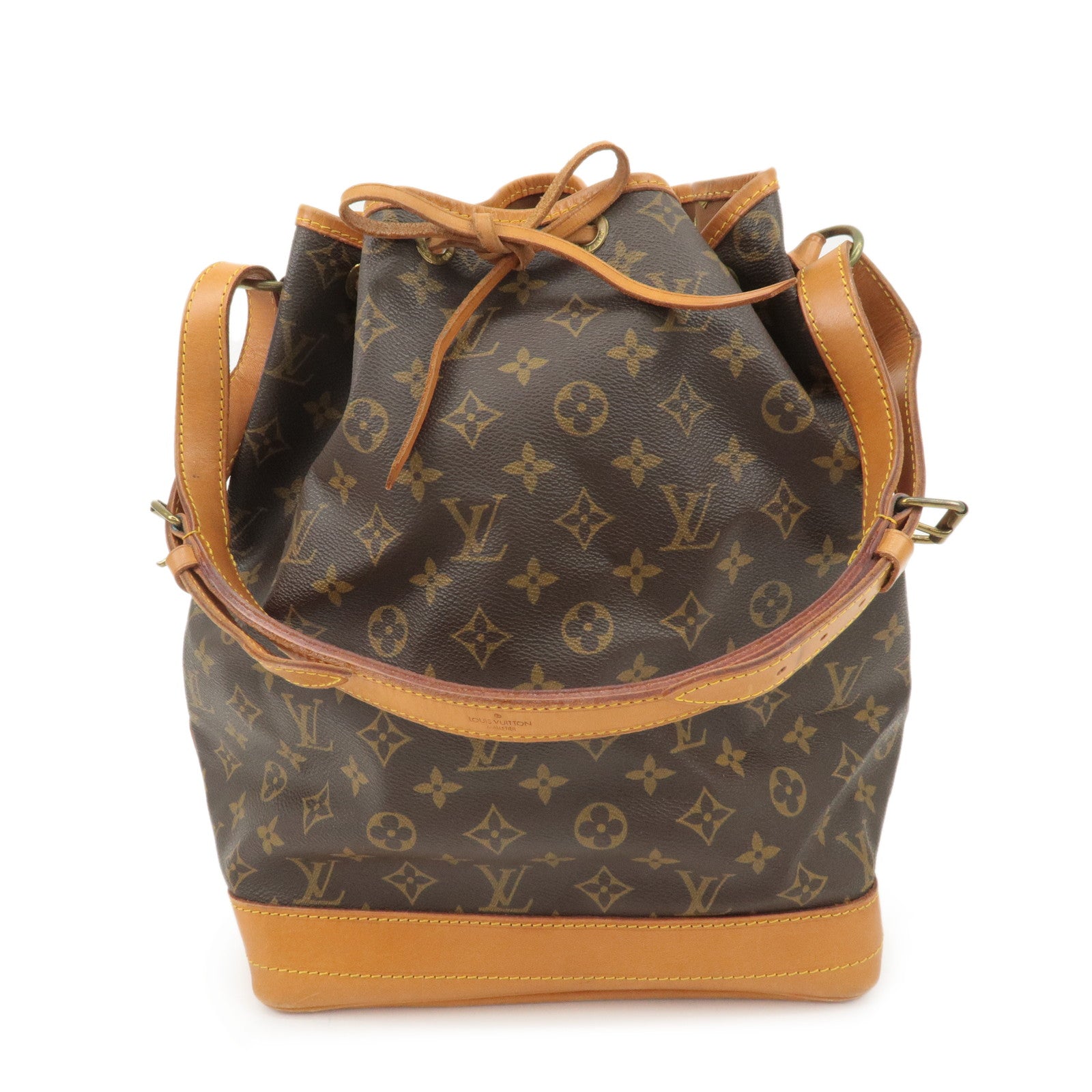 Louis-Vuitton-Monogram-Noe-Shoulder-Bag-Hand-Bag-Brown-M42224