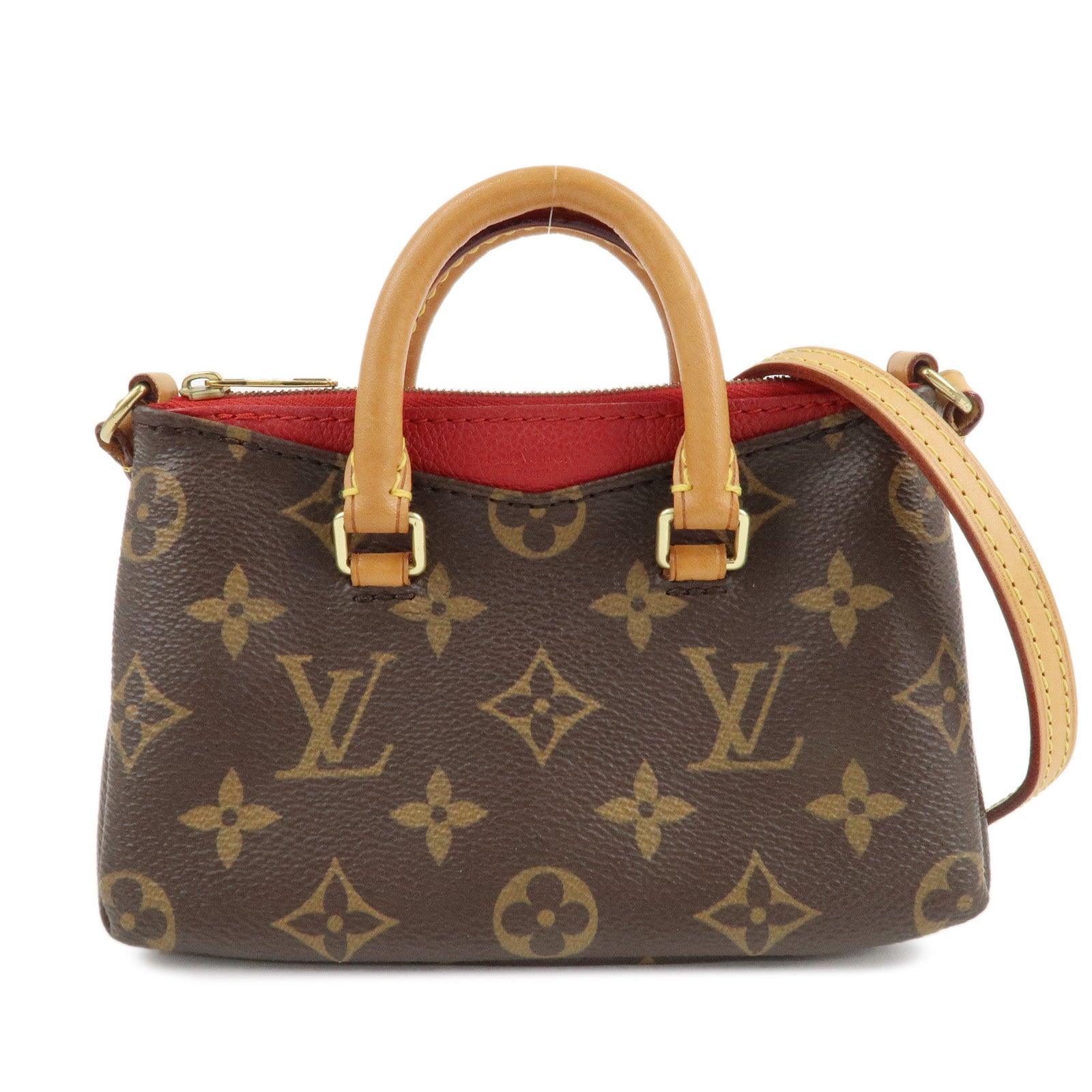 Louis-Vuitton-Nano-Pallas-Shoulder-Bag-Brown-Cerise-M61254