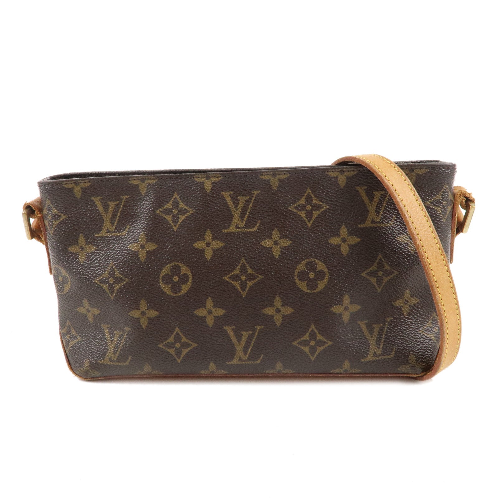 Louis Vuitton Monogram Trotteur Shoulder Bag Brown M51240