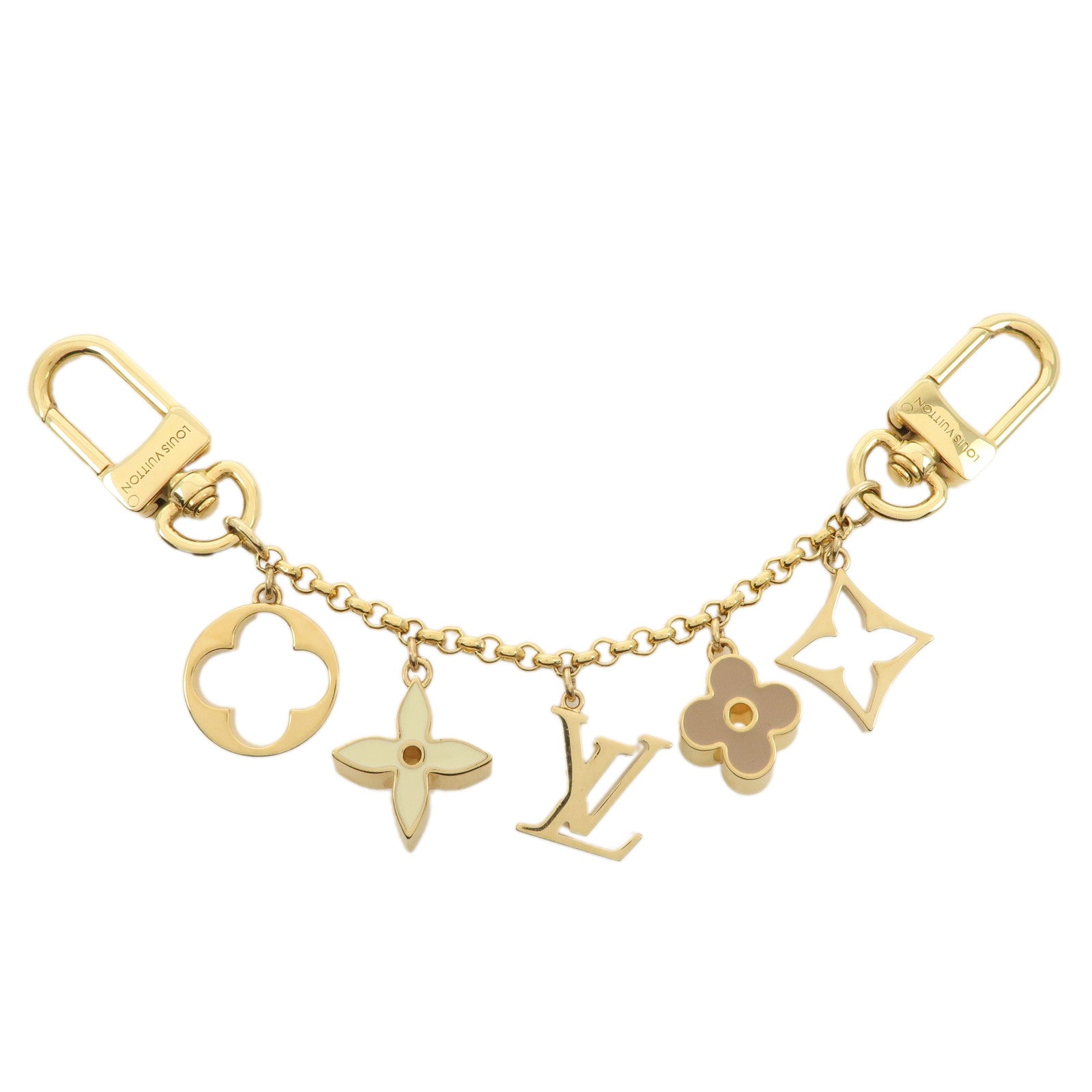 Louis-Vuitton-Fleur-de-Monogram-Bag-Charm-Key-Chain-M01413