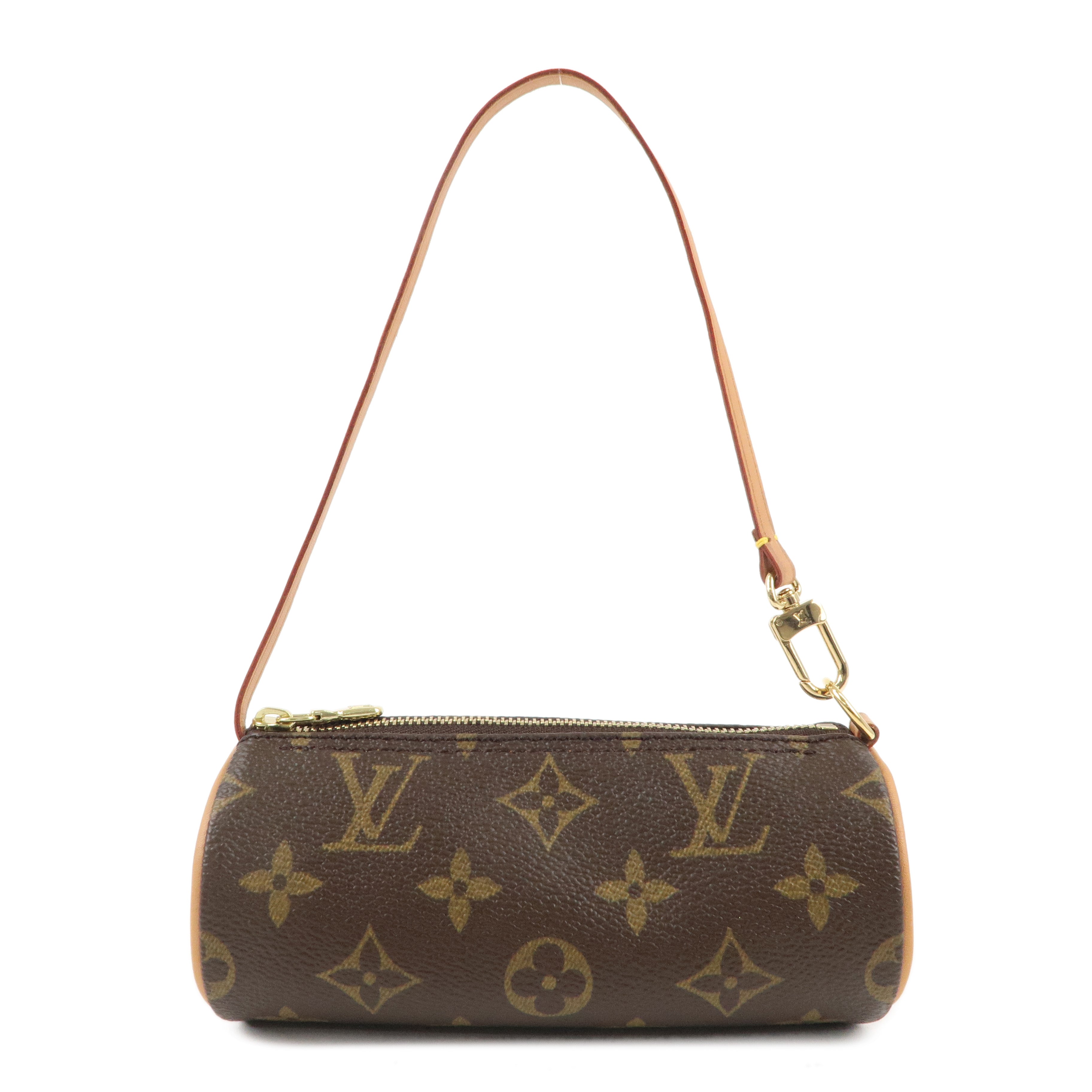 Louis Vuitton Monogram Mini Pouch for Papillon Hand Bag Brown