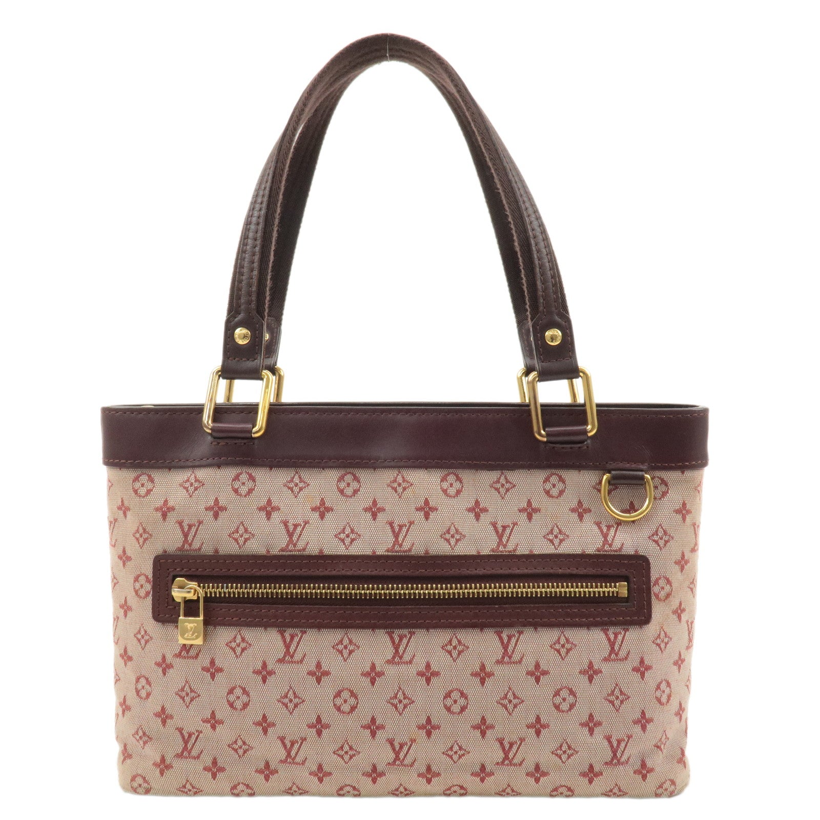 Louis Vuitton Monogram Mini Lucille PM Hand Bag Cerise M92678