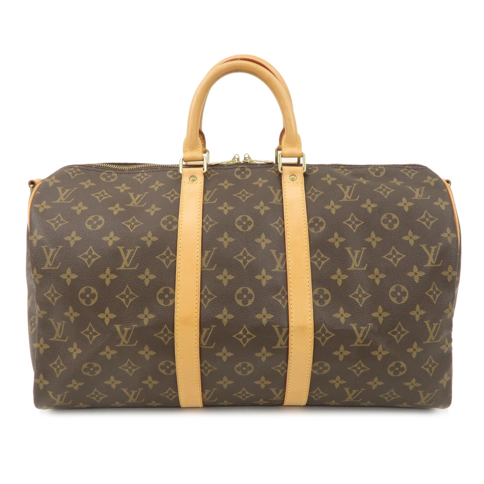 Louis-Vuitton-Monogram-Keep-All-45-Boston-Bag-M41418