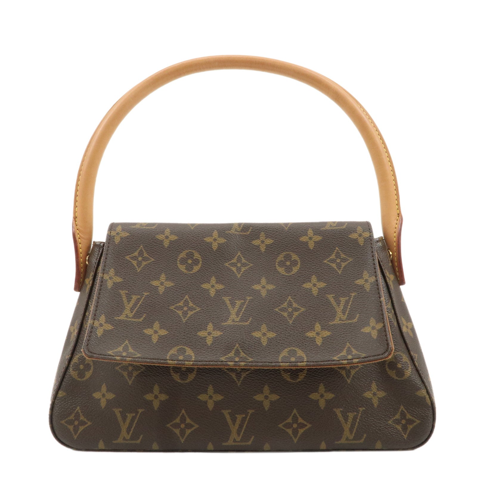 Louis-Vuitton-Monogram-Mini-Looping-Shoulder-Bag-Hand-Bag-M51147