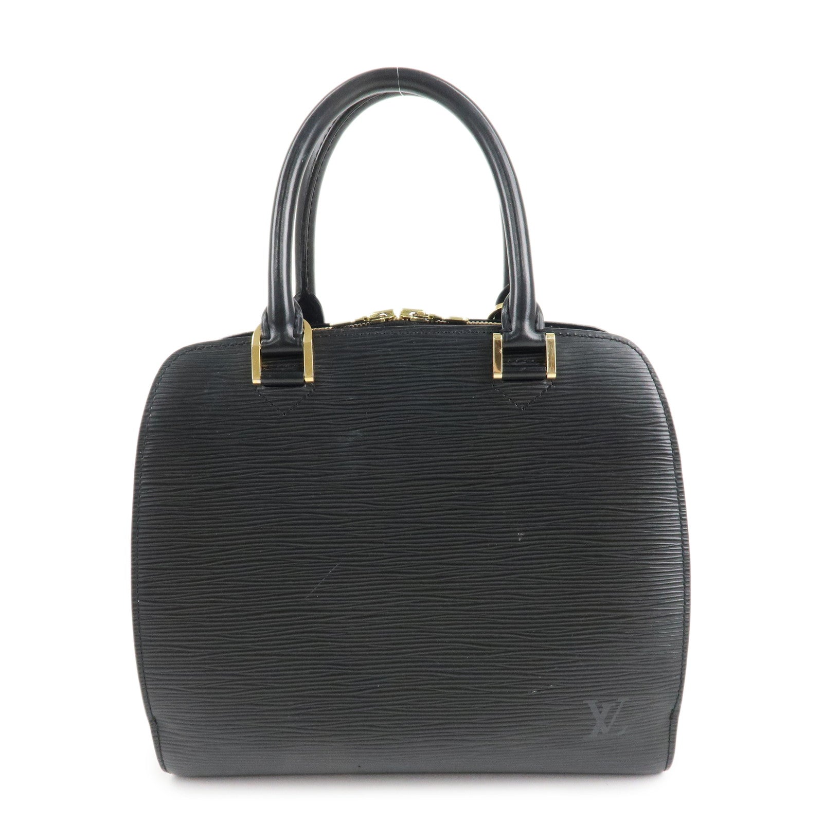 Louis-Vuitton-Epi-Pont-Neuf-Hand-Bag-Gold-HDW-Noir-Black-M52052