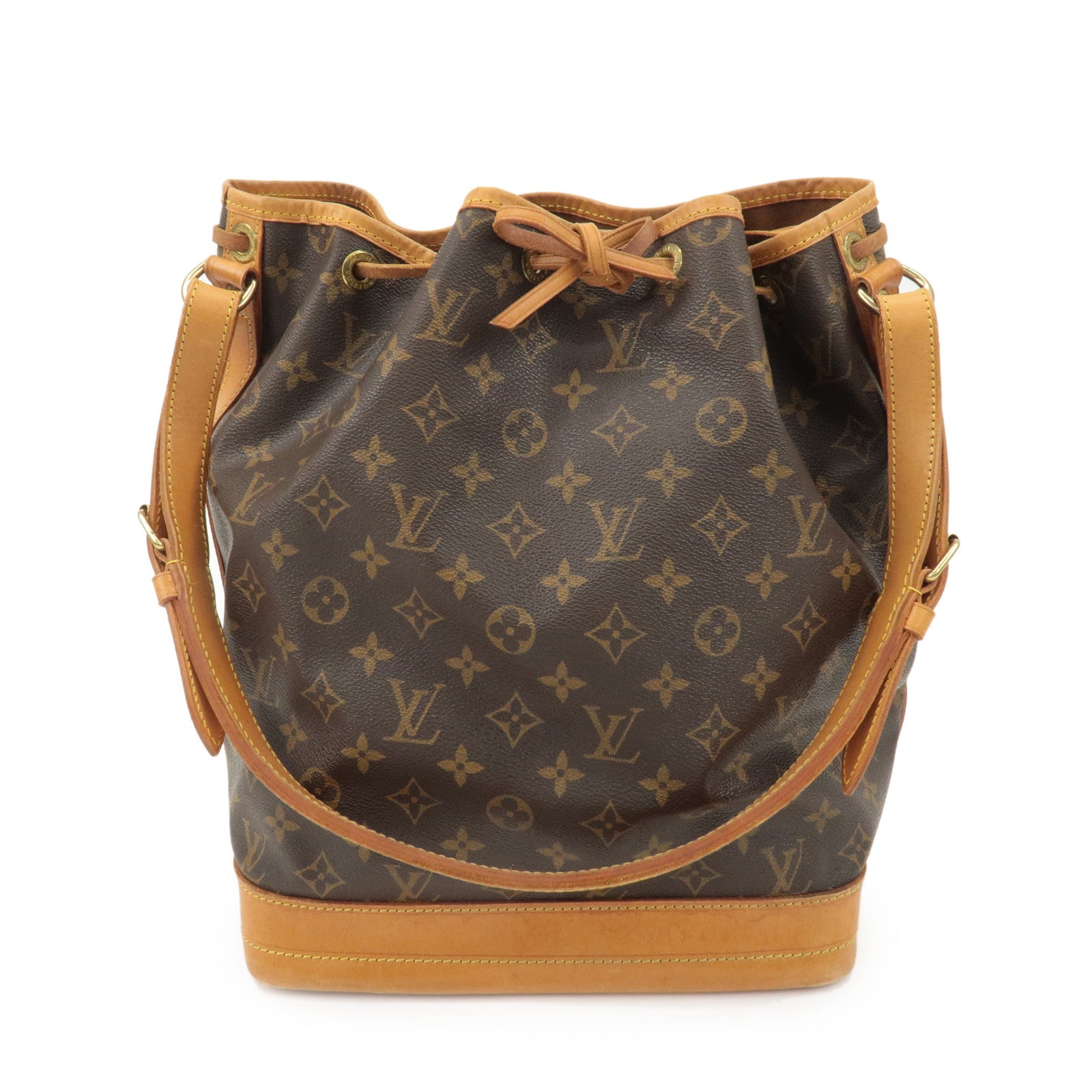 Louis-Vuitton-Monogram-Noe-Shoulder-Bag-Hand-Bag-Brown-M42224