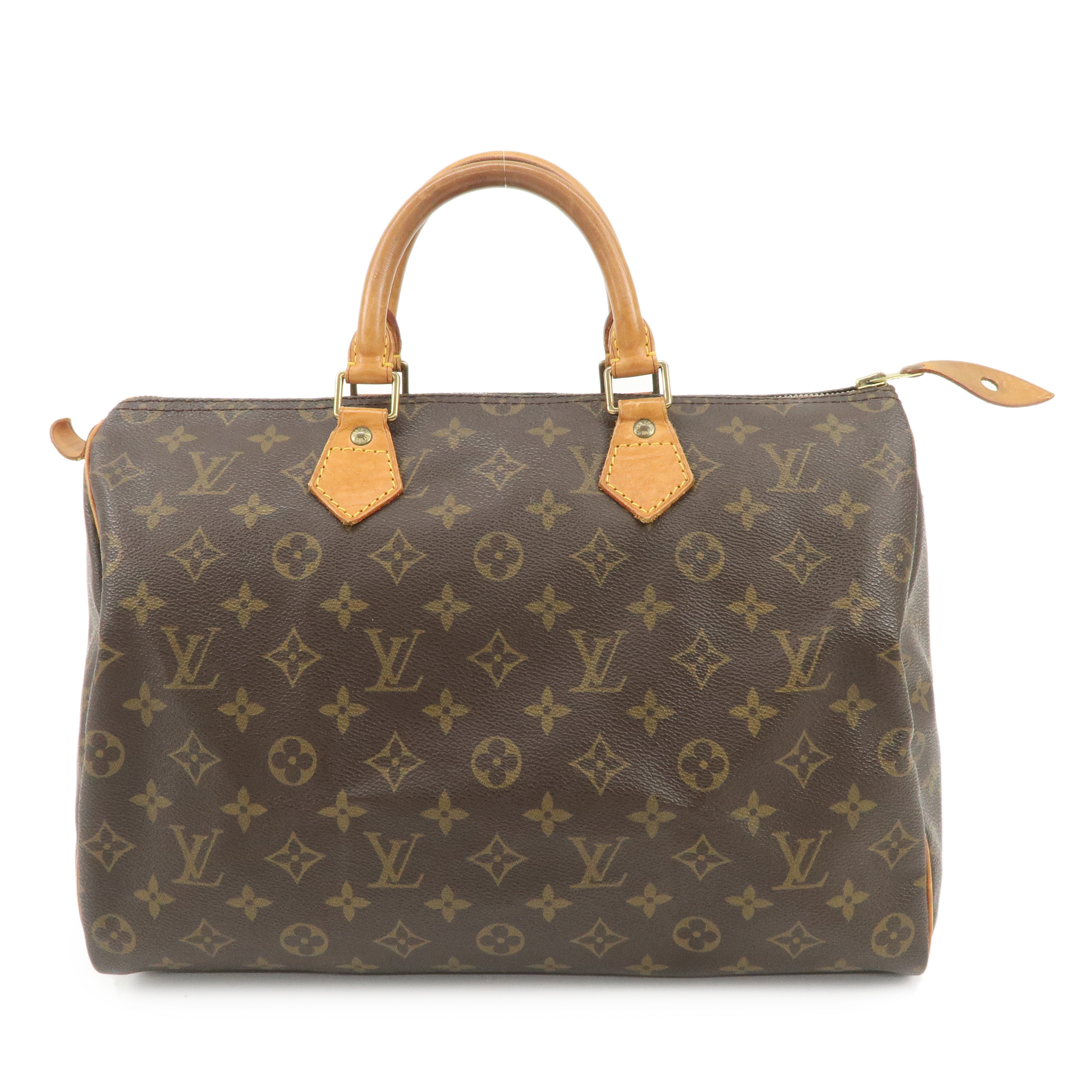 Louis-Vuitton-Monogram-Speedy-35-Hand-Bag-Boston-Bag-M41524