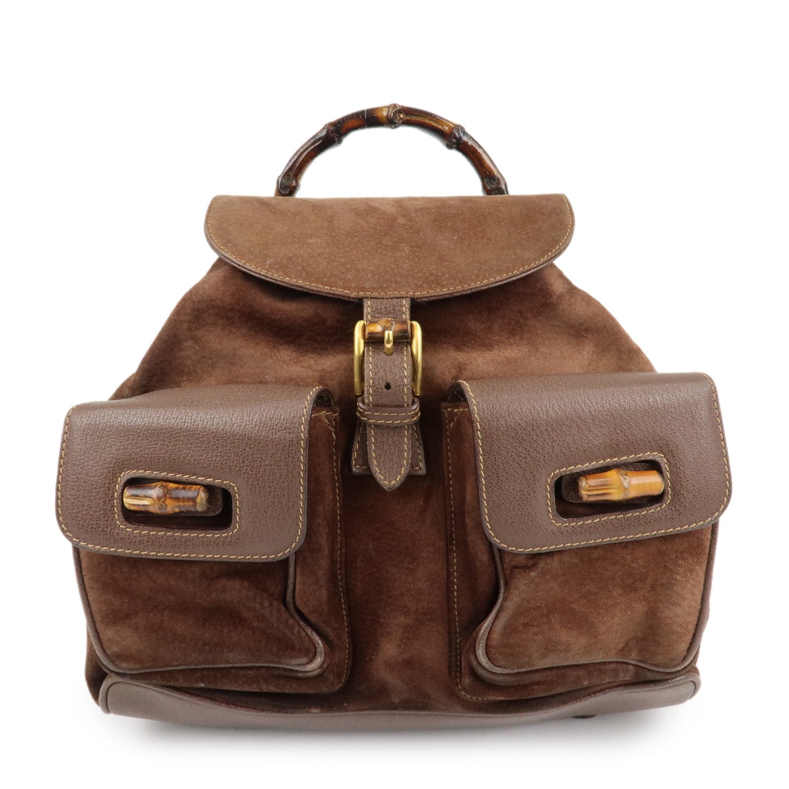 GUCCI-Bamboo-Back-Pack-Suede-Leather-Brown-003.2058.0016