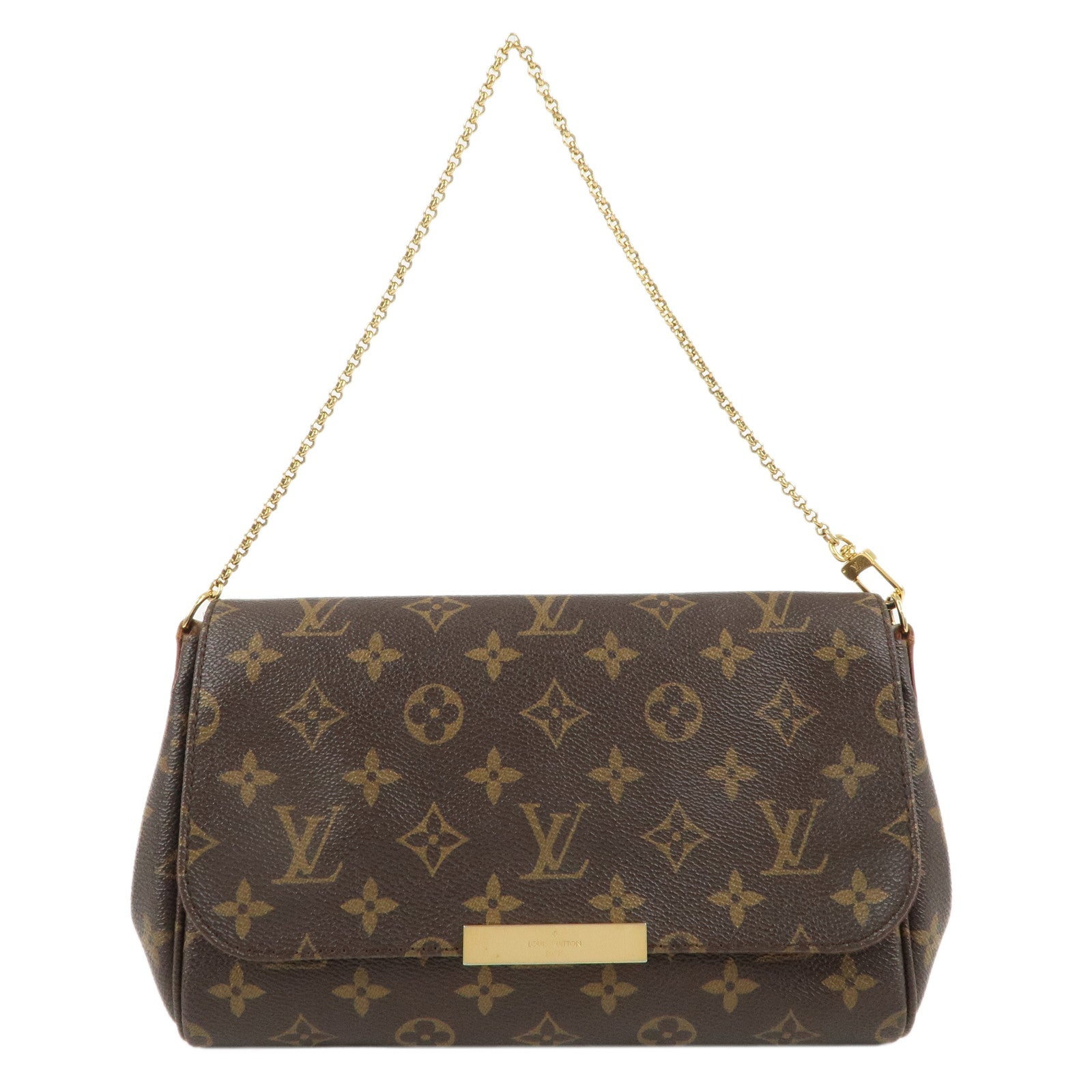 Louis-Vuitton-Monogram-Favorite-MM-Hand-Bag-Brown-M40718