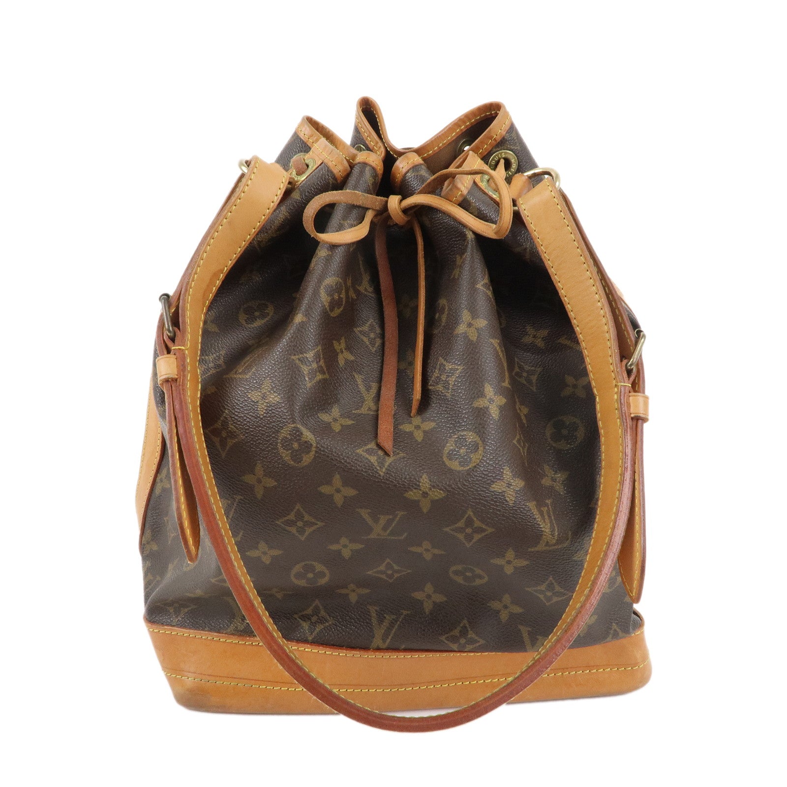 Louis Vuitton Monogram Noe Shoulder Bag Brown M42224