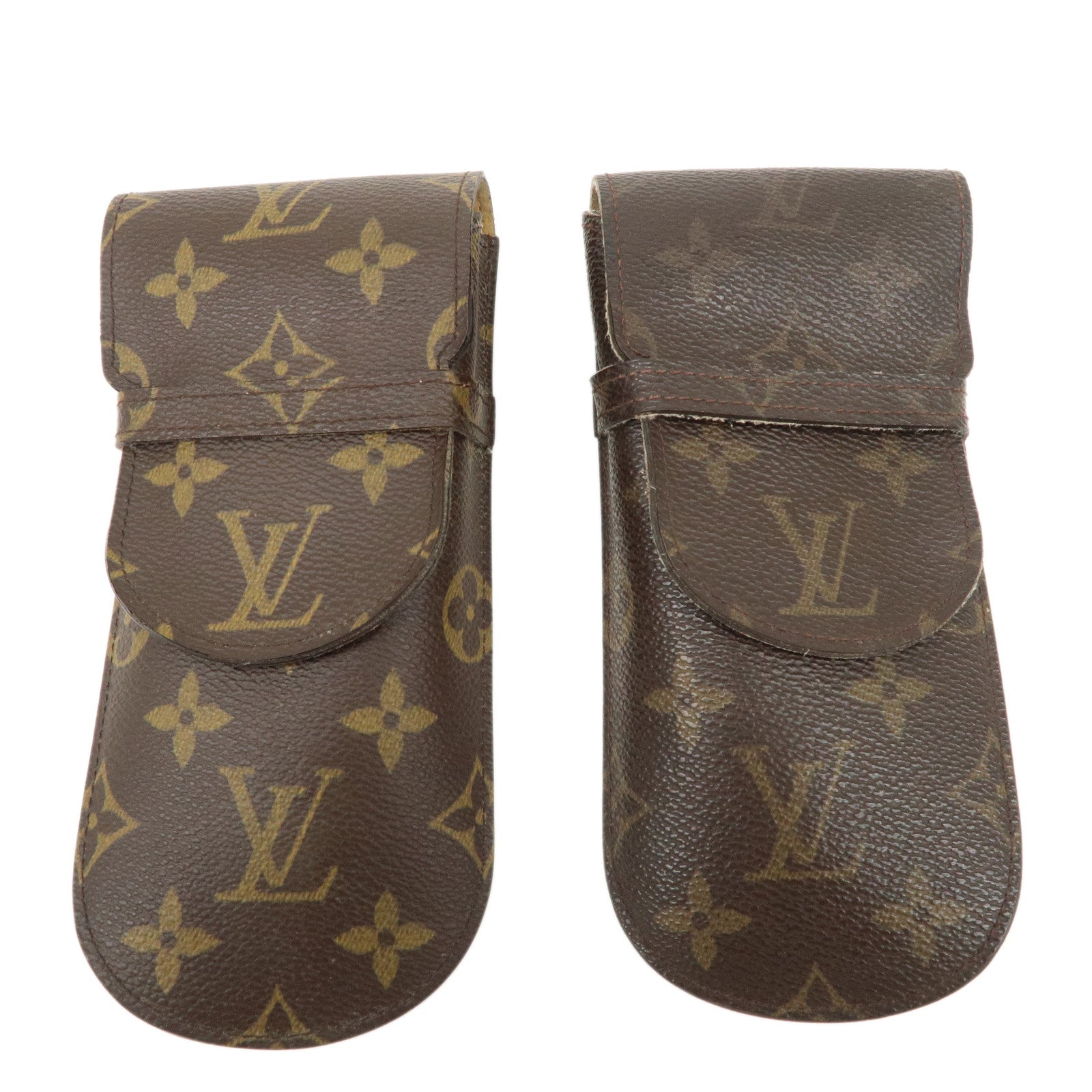 Louis-Vuitton-Monogram-Set-of-2-etui-a-lunettes-lavel-Glasses-Case