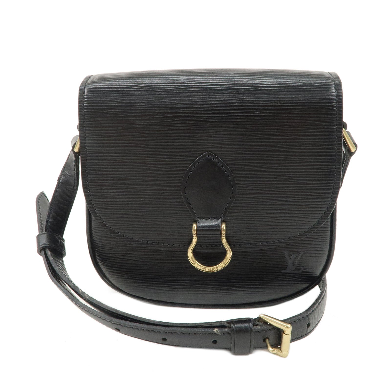 Louis-Vuitton-Epi-Mini-Saint-Cloud-Shoulder-Bag-Black-M52212