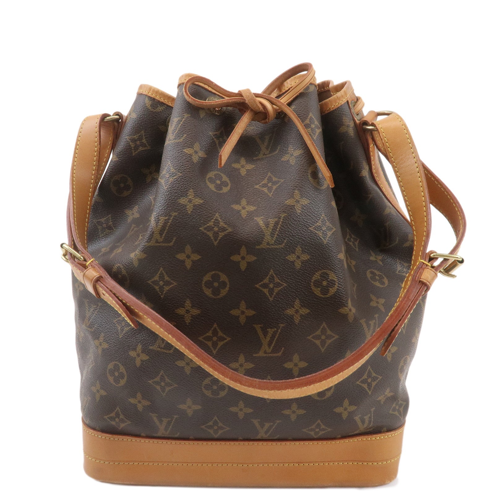 Louis-Vuitton-Monogram-Noe-Shoulder-Bag-Hand-Bag-Brown-M42224