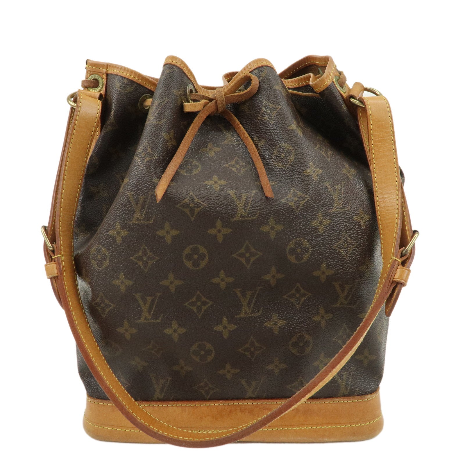 Louis-Vuitton-Monogram-Noe-Shoulder-Bag-Hand-Bag-Brown-M42224