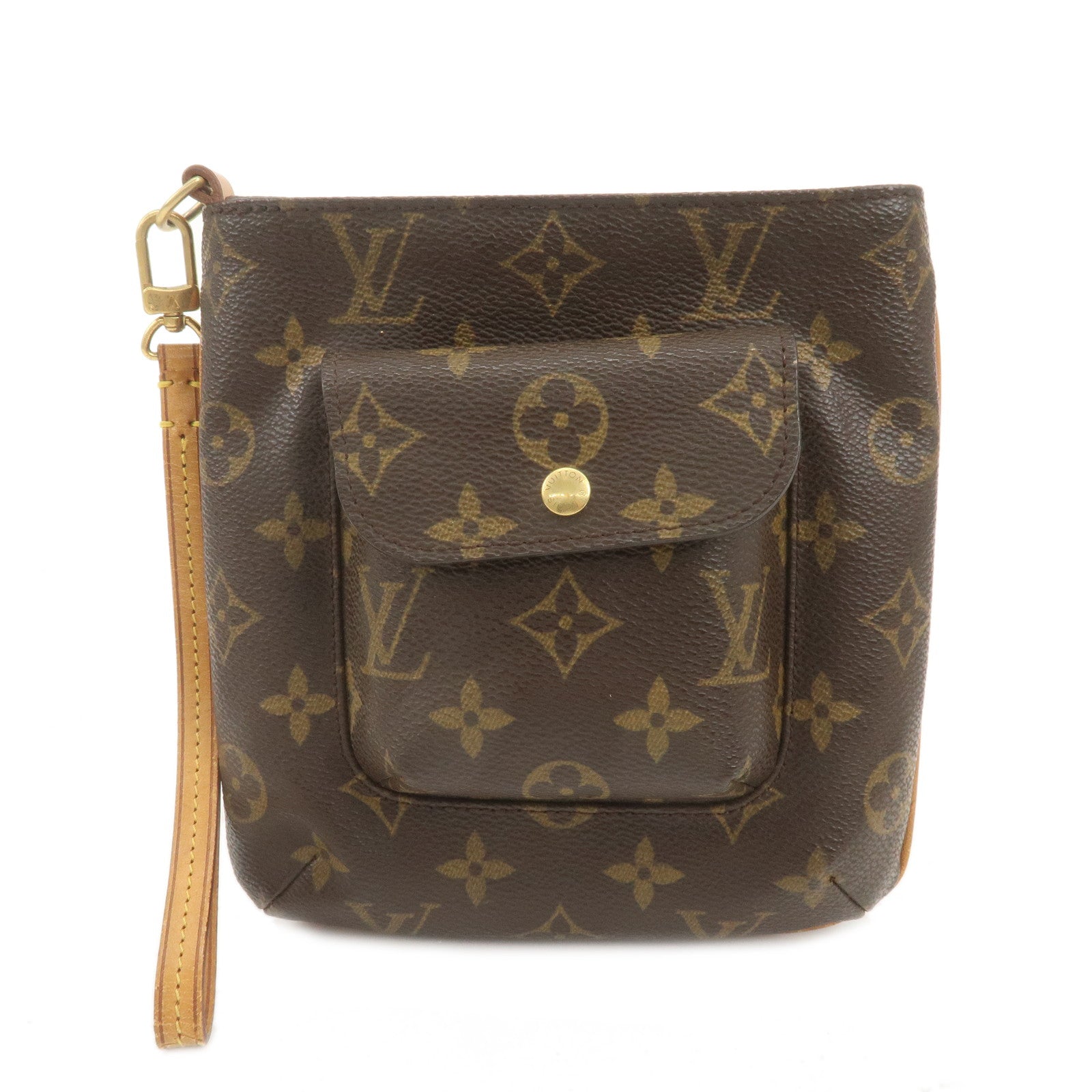 Louis Vuitton Monogram Partition Pouch Clutch Bag M51901