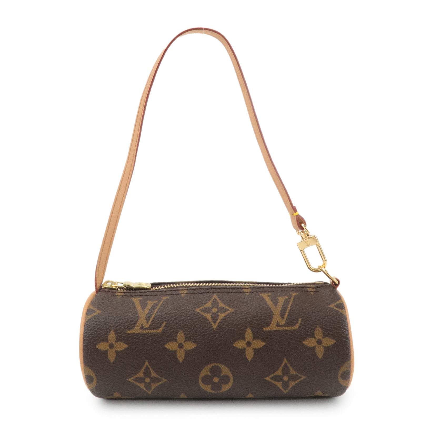 Louis-Vuitton-Monogram-Mini-Pouch-for-Papillon-Bag-New-Style-Brown