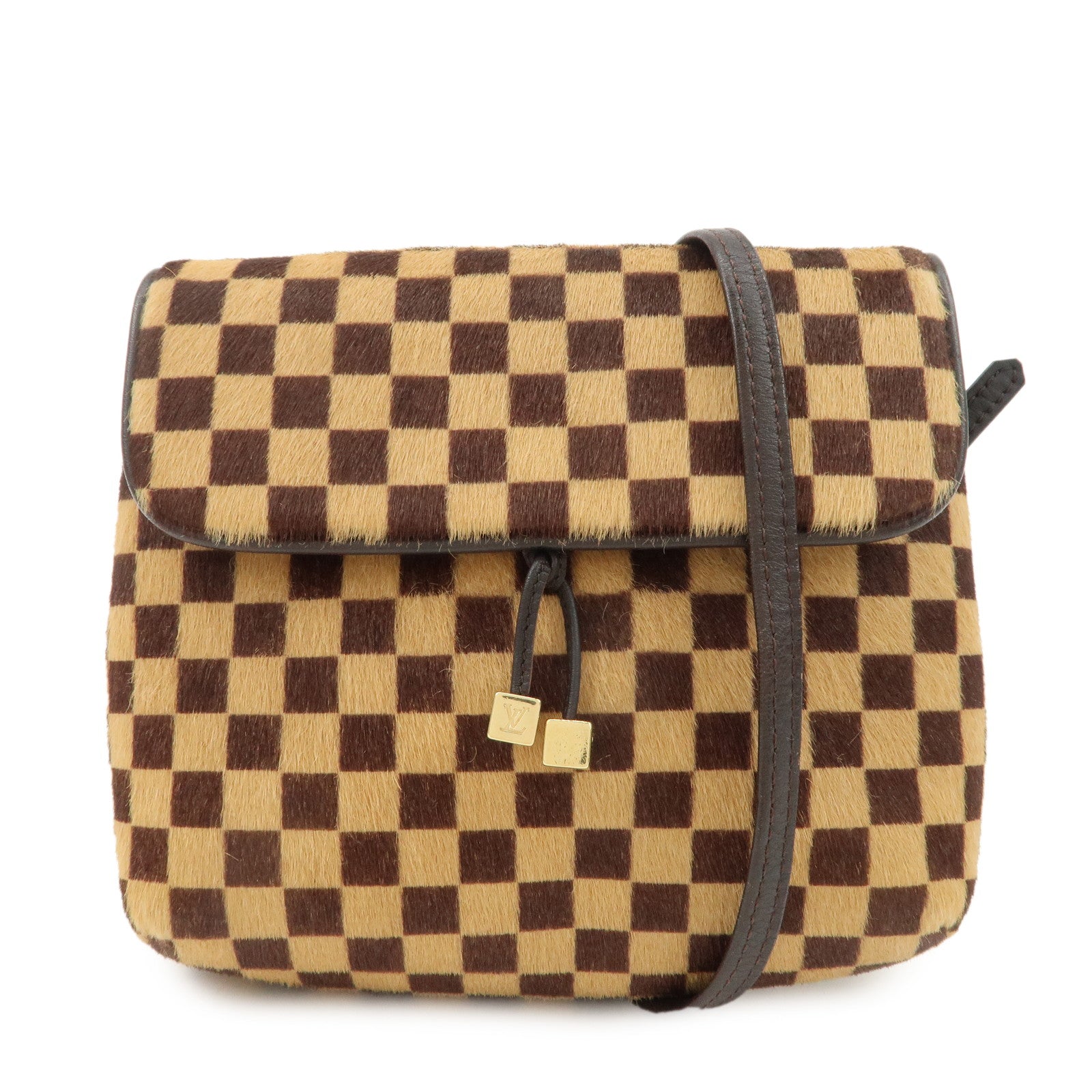 Louis-Vuitton-Damier-Sauvage-Gazelle-Beige-Shoulder-Bag-M92130