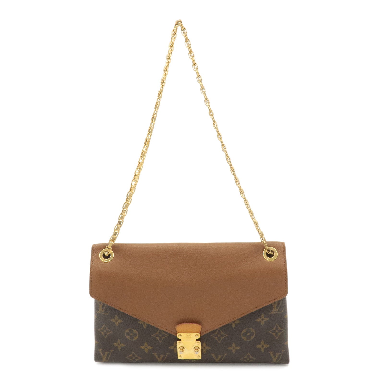 Louis-Vuitton-Monogram-Pallas-Chain-Shoulder-Bag-Havane-M41203