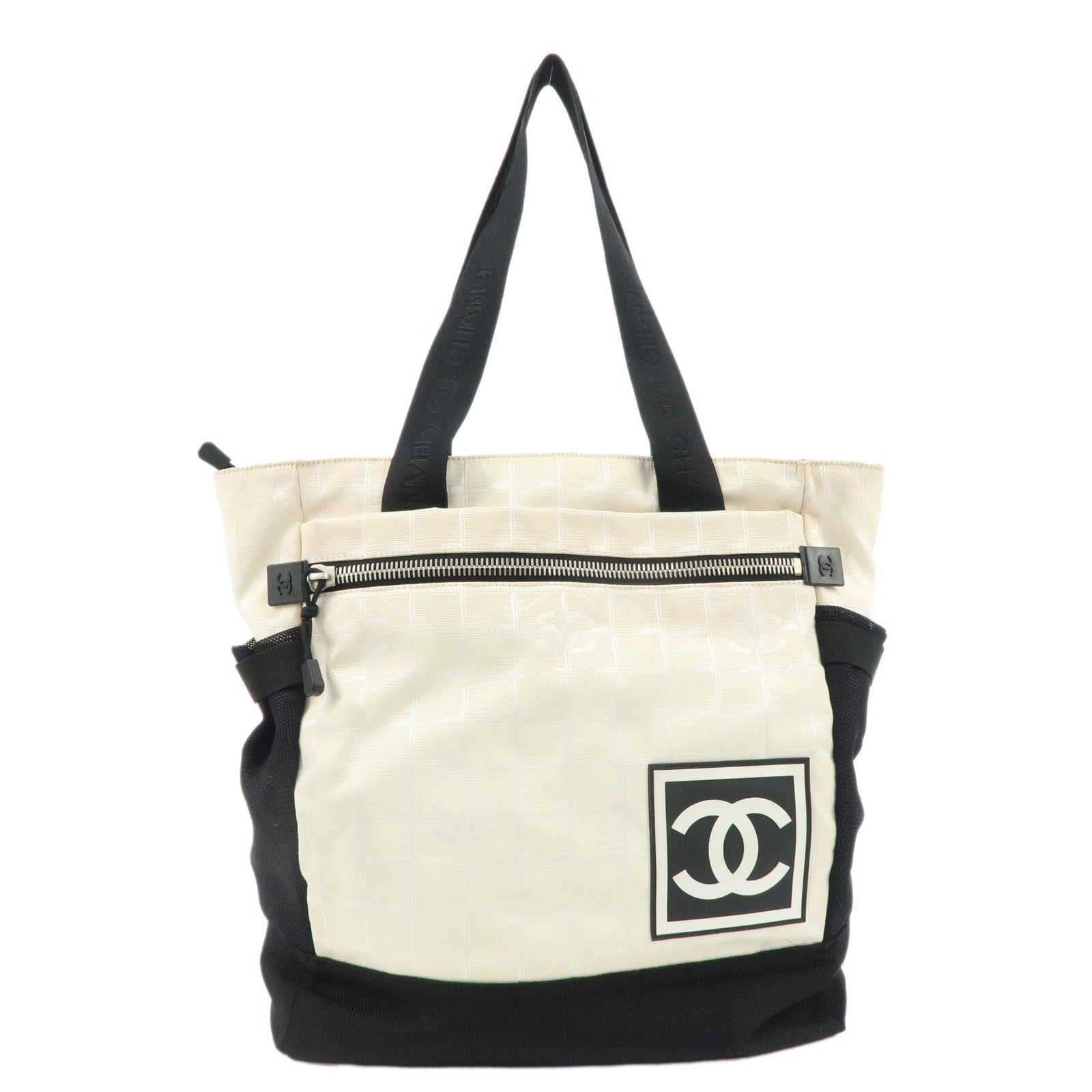 CHANEL-Sport-Canvas-Nylon-2Way-Bag-Back-Pack-Tote-Bag-A22061