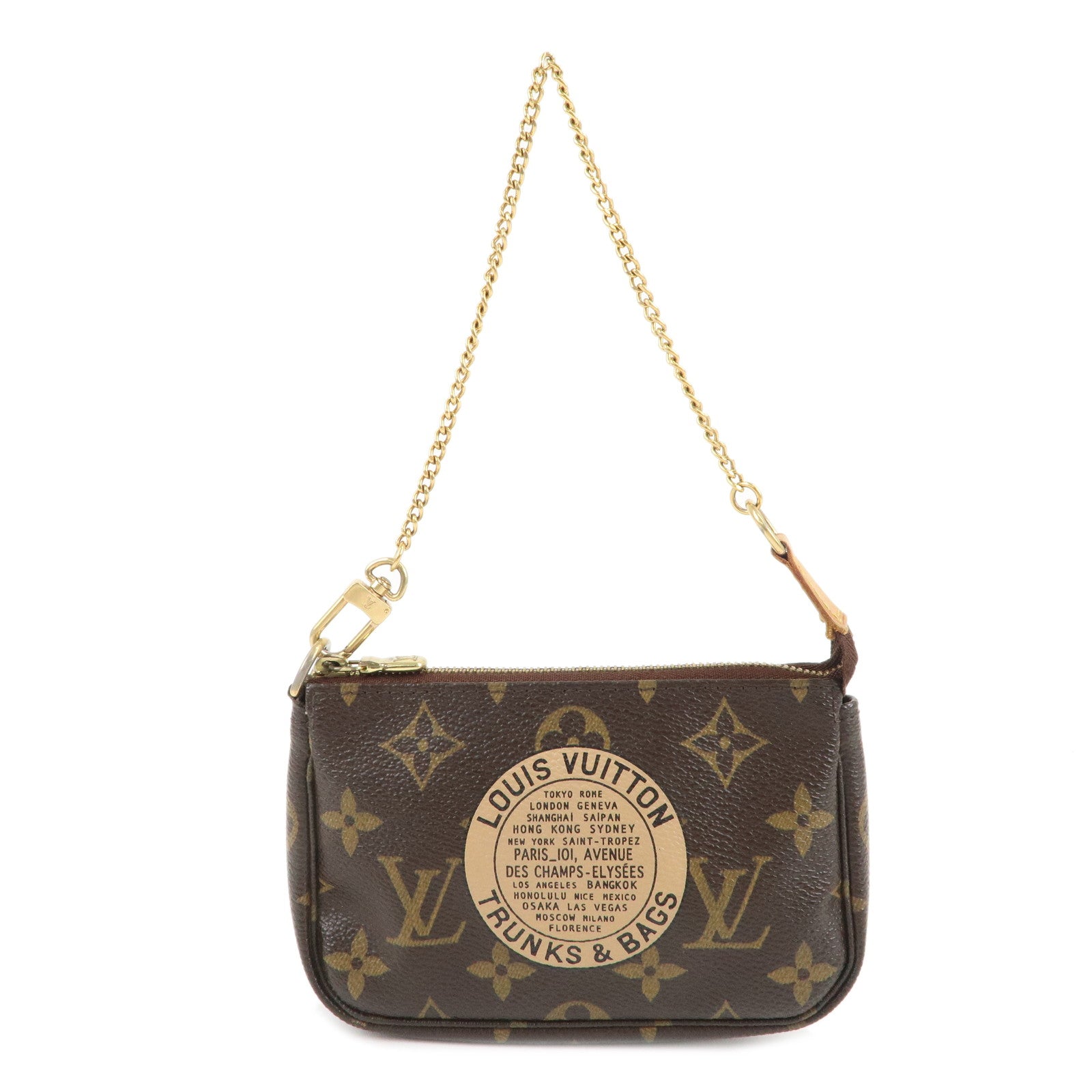 Louis Vuitton Monogram T&B Mini Pochette Accessoires Pouch M60153