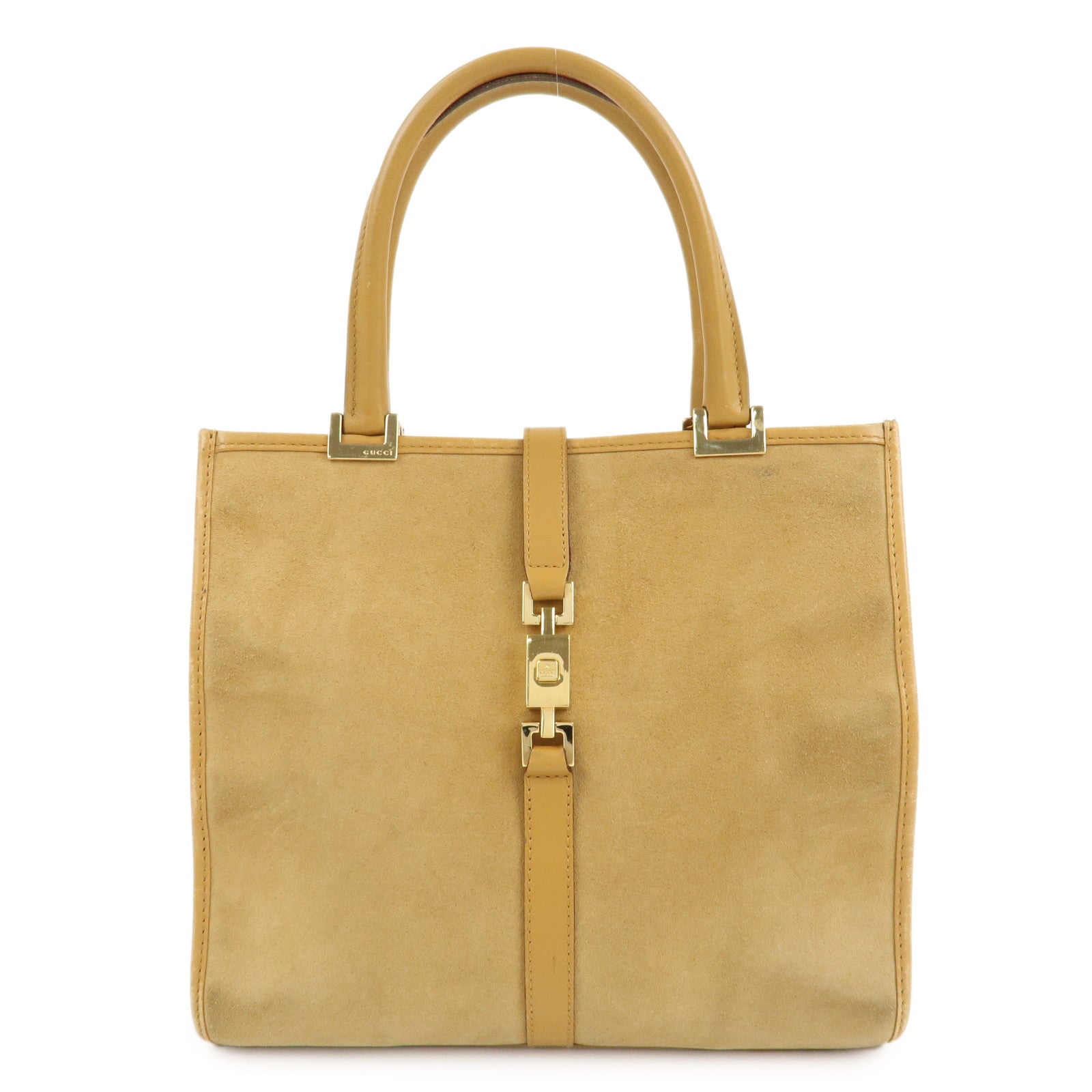 GUCCI-Jackie-Suede-Leather-Tote-Bag-Hand-Bag-Beige-002.1065