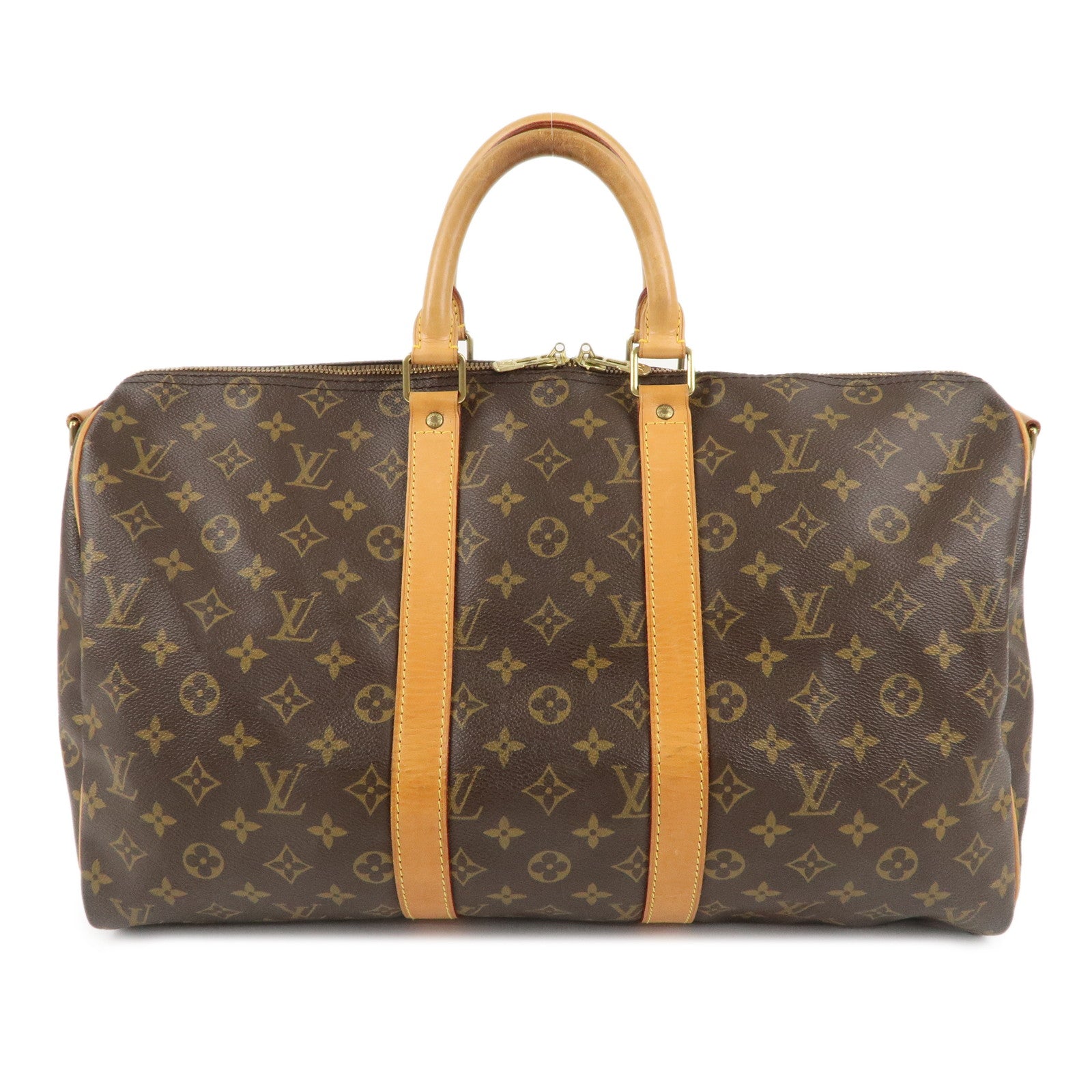 Louis-Vuitton-Monogram-Keep-All-Bandouliere-45-Boston-Bag-M41418