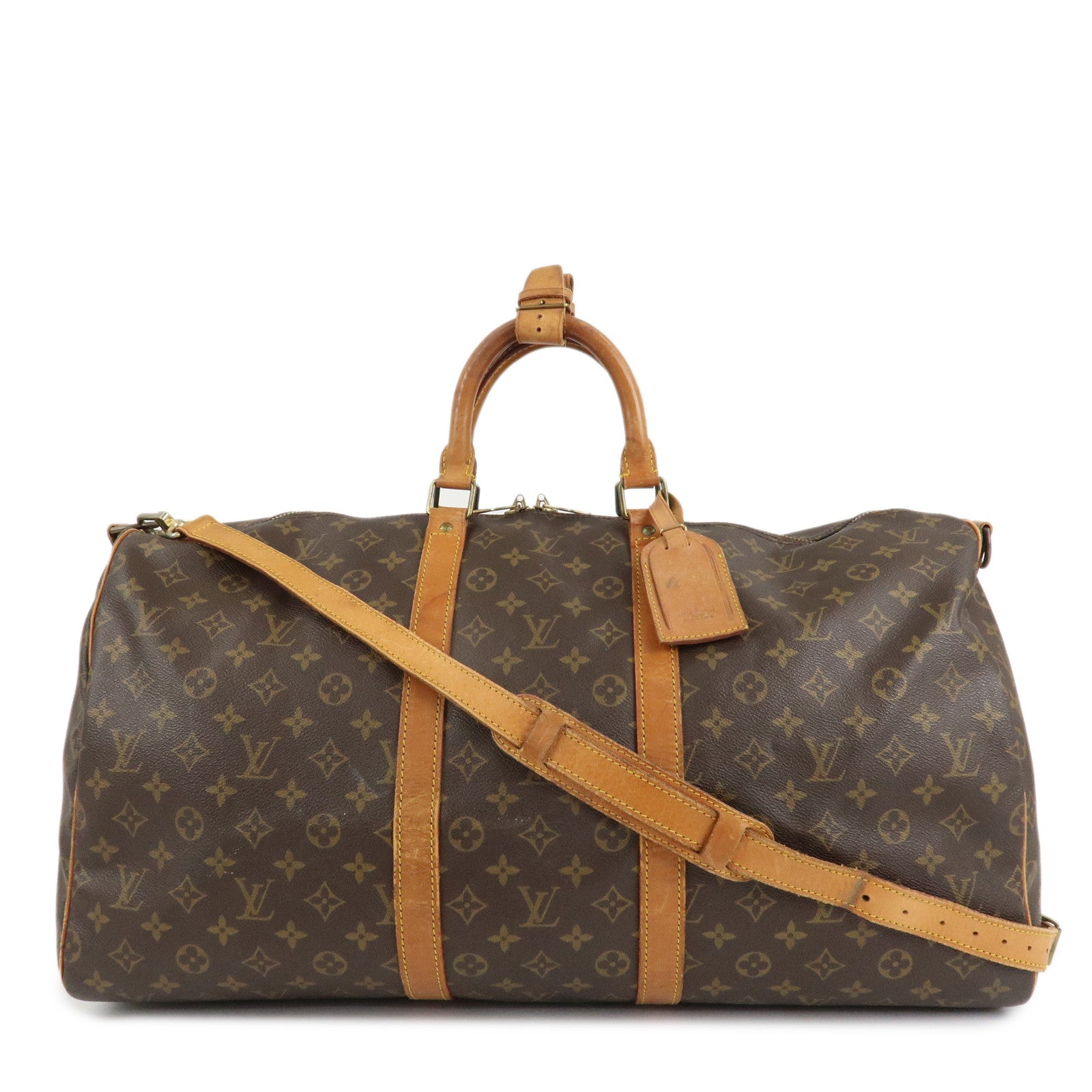 Louis-Vuitton-Keep-All-Bandouliere-55-Boston-Bag-Brown-M56714