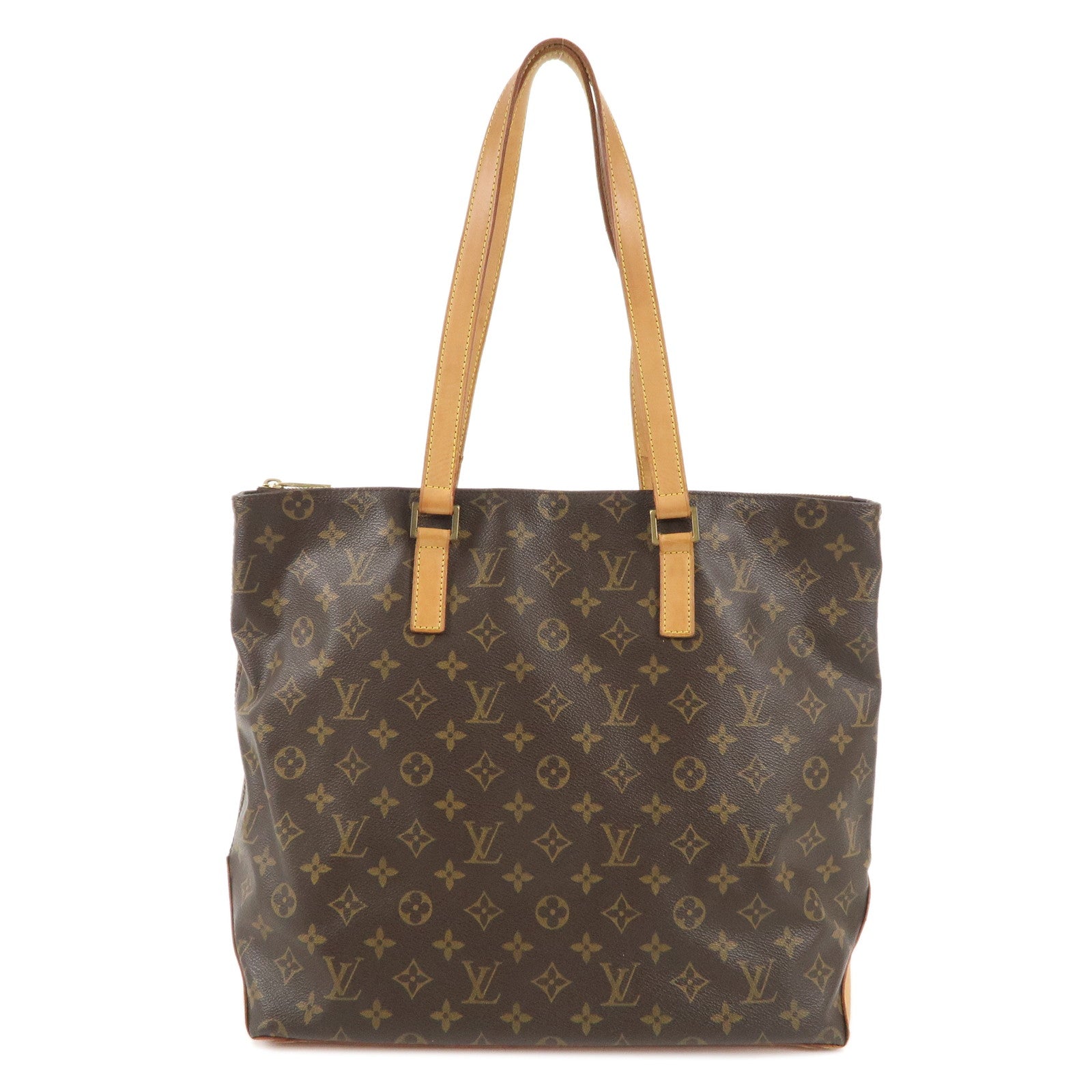 Louis-Vuitton-Monogram-Cabas-Mezzo-Tote-Bag-Brown-M51151