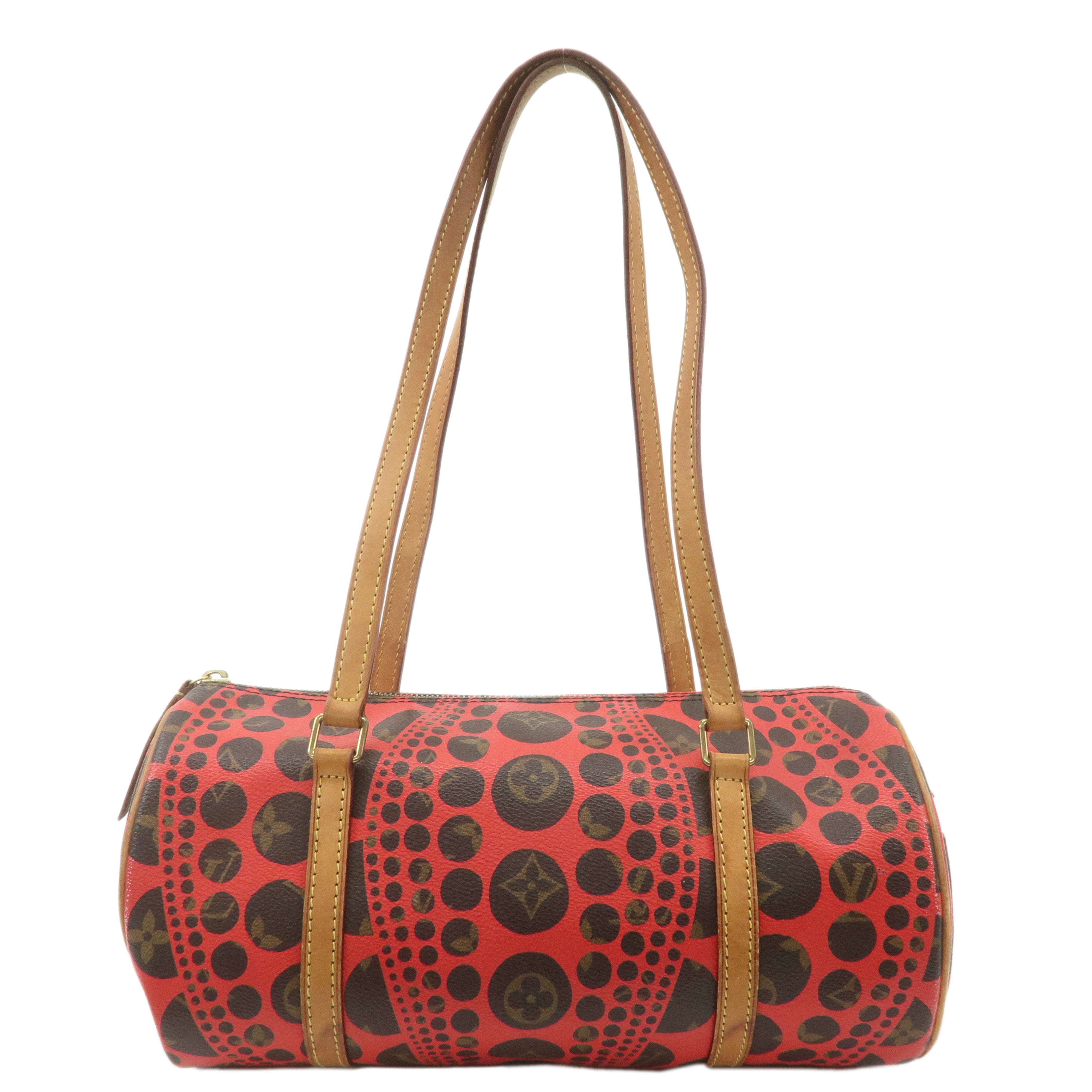 Louis Vuitton Pumpkin Dots Yayoi Kusama Papillon 30 Bag M40689