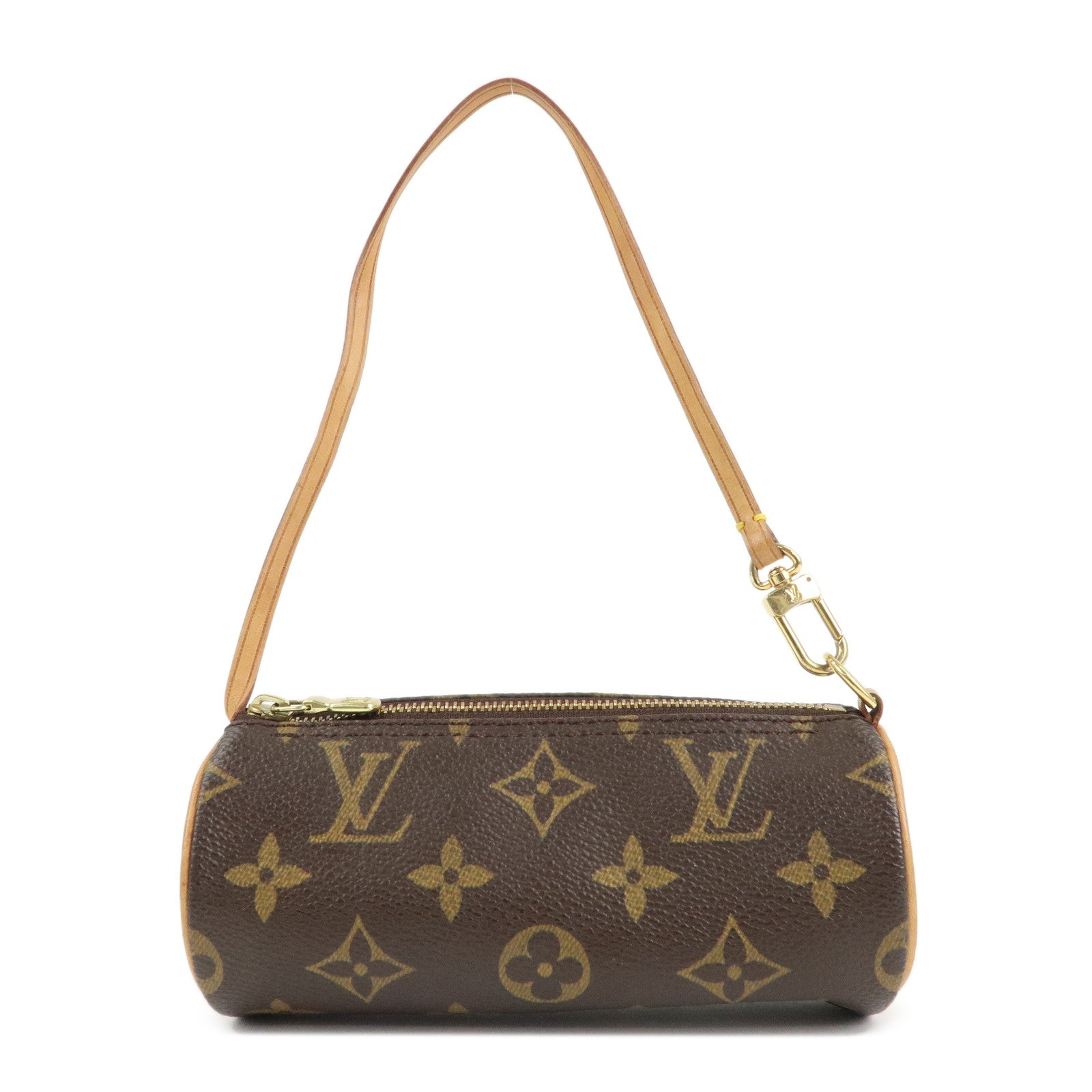 Louis-Vuitton-Monogram-Mini-Pouch-for-Papillon-Bag-New-Style-Brown