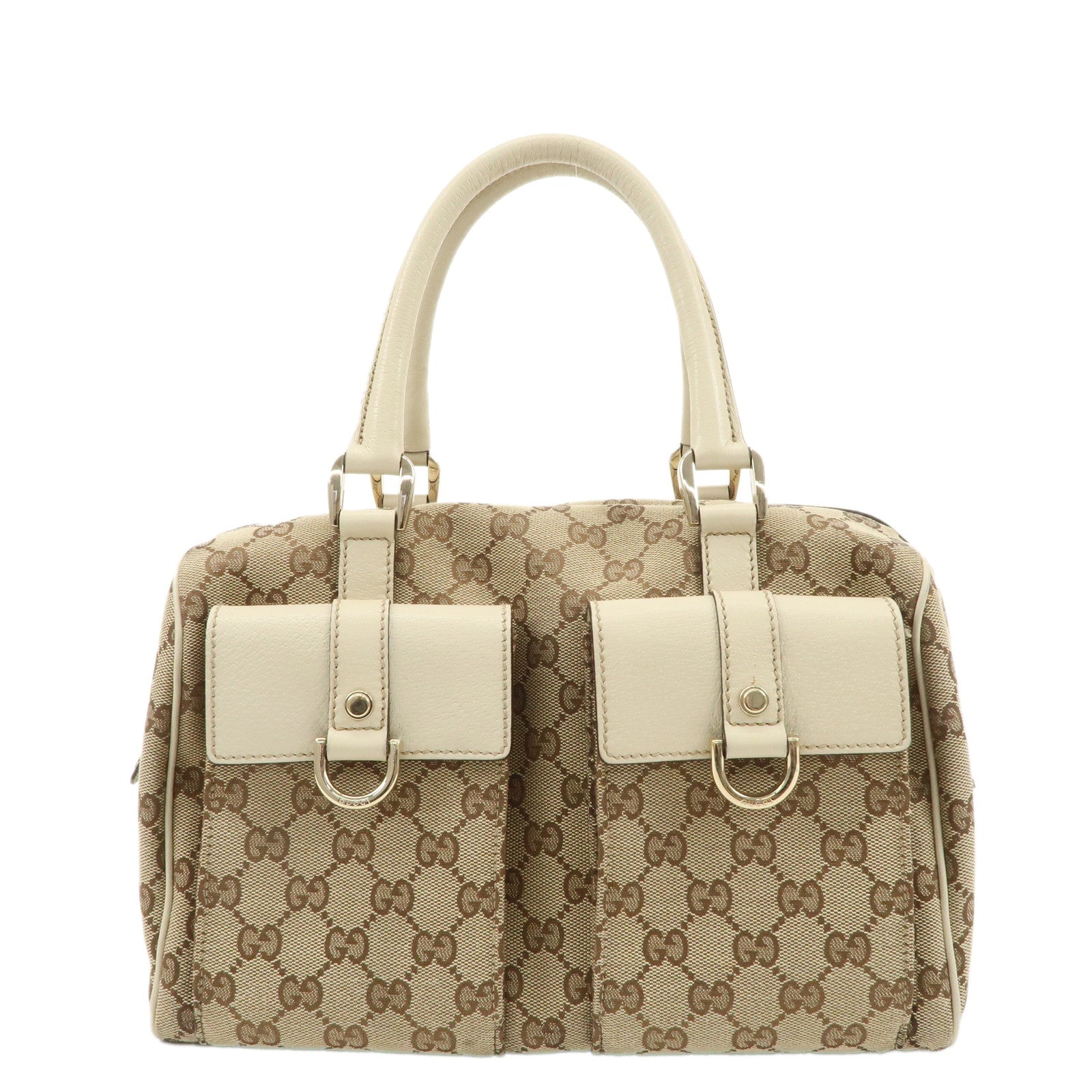 GUCCI-Abbey-GG-Canvas-Leather-Mini-Boston-Bag-Beige-Ivory-153026