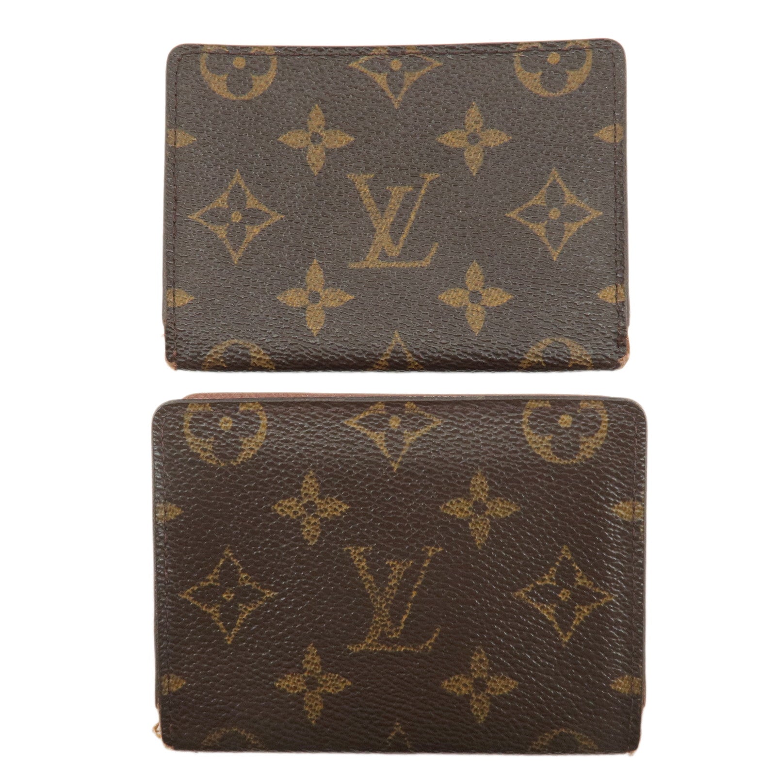 Louis Vuitton Monogram Set of 2 Bi-fold Card Case M60533