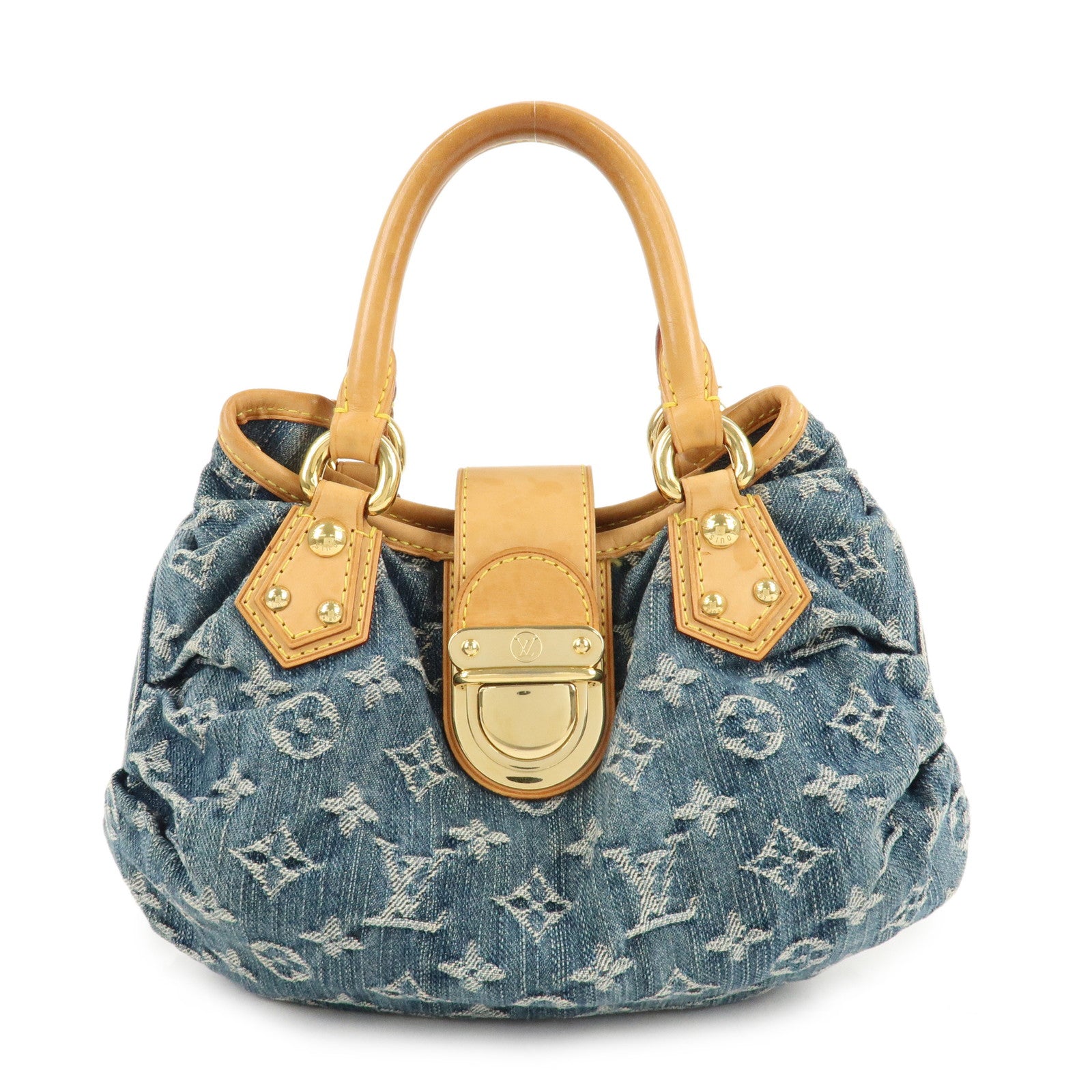 Louis-Vuitton-Monogram-Denim-Pleaty-Hand-Bag-Blue-M95020