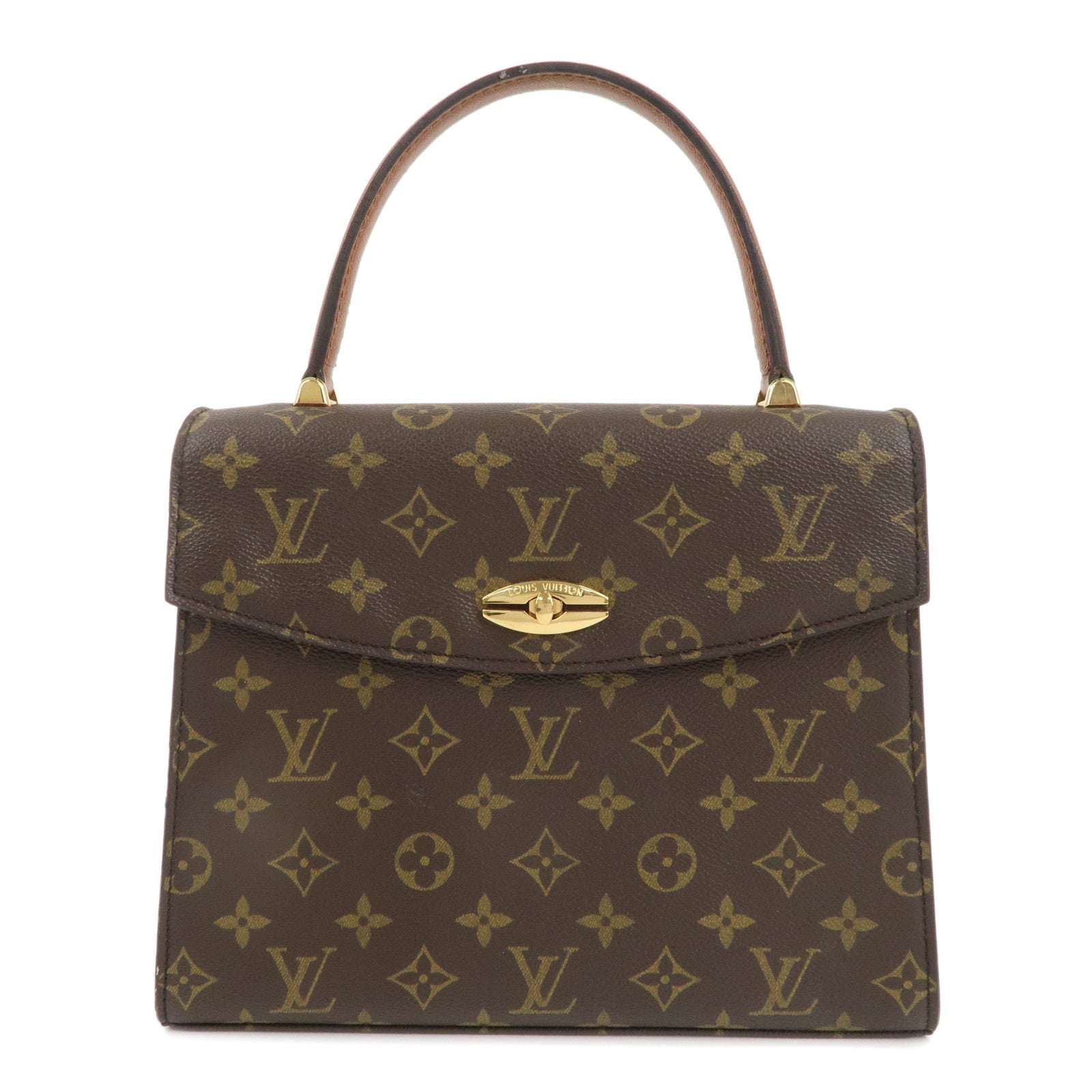 Louis-Vuitton-Monogram-Malesherbes-Hand-Bag-Brown-M51379