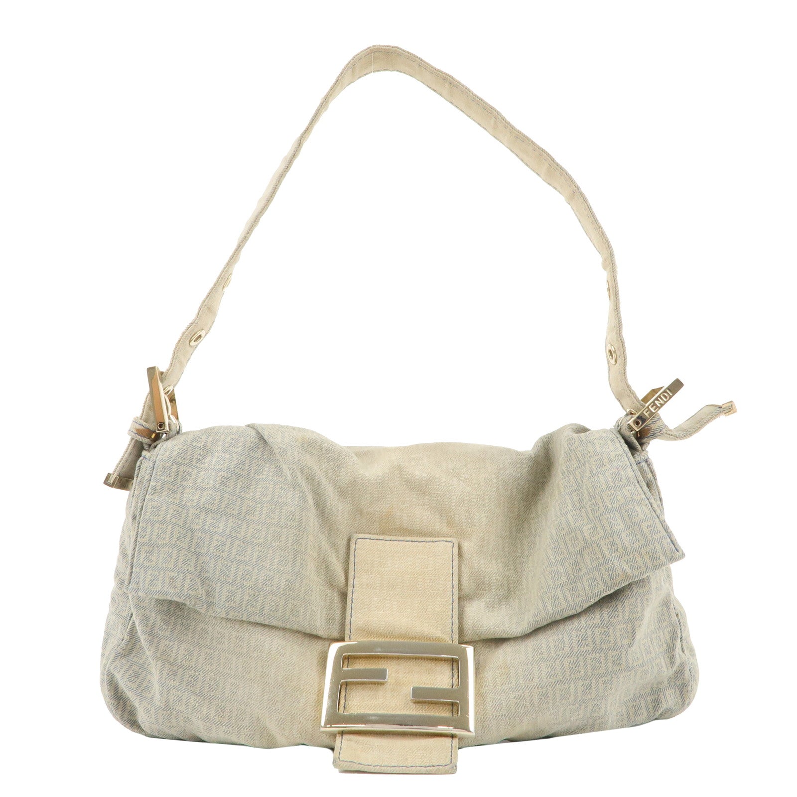 FENDI-Zucchino-Denim-Leather-Mamma-Baguette-Shoulder-Bag-8BR600