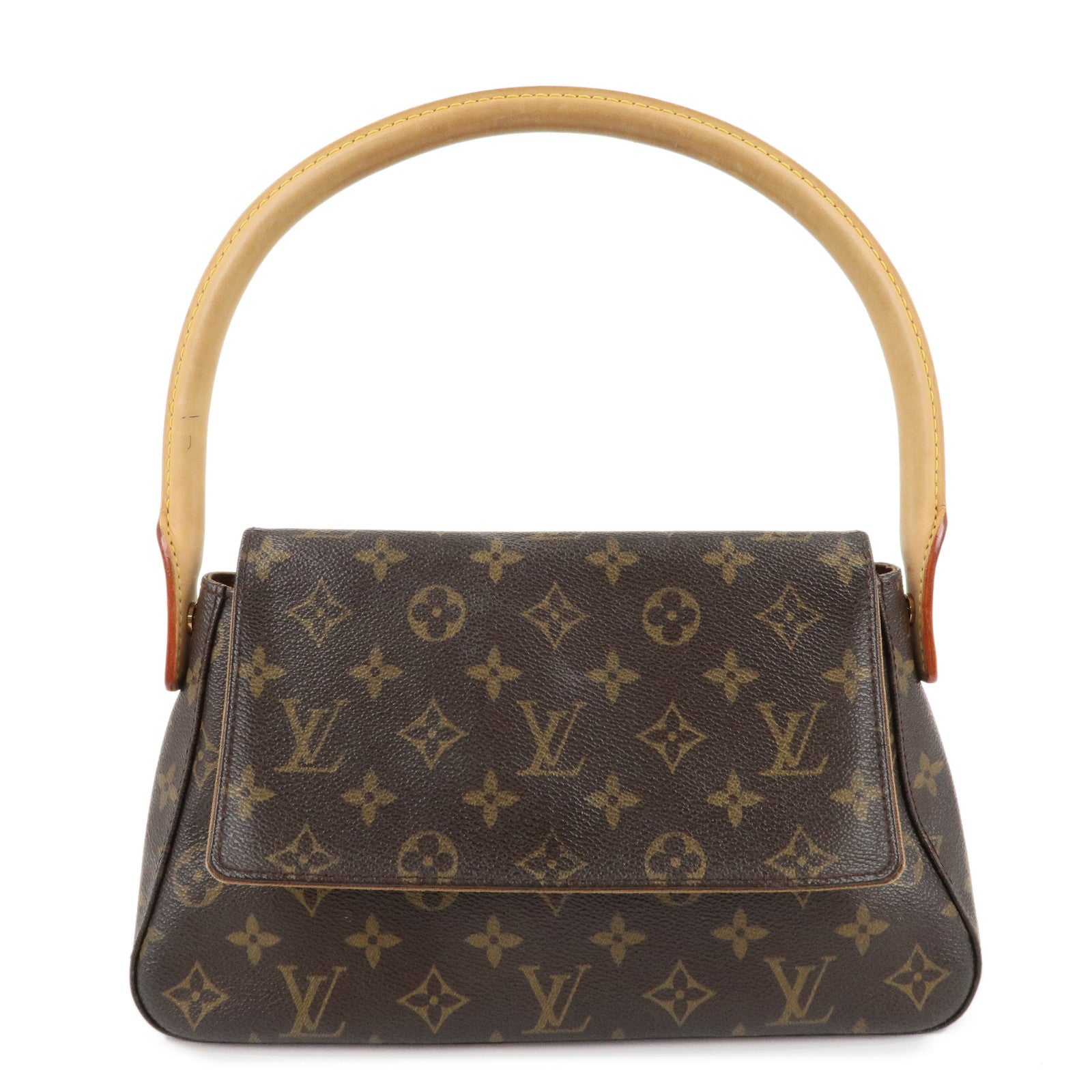 Louis-Vuitton-Monogram-Mini-Looping-Shoulder-Bag-Hand-Bag-M51147