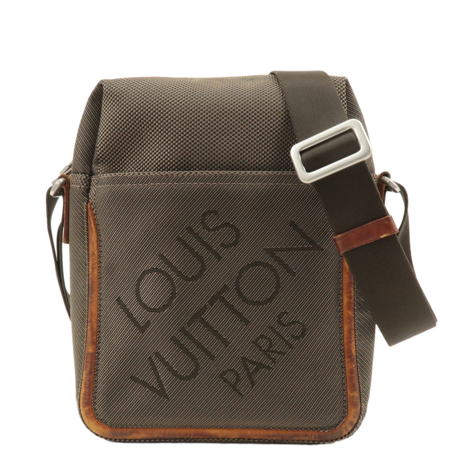 Louis-Vuitton-Damier-Geant-Citadin-Shoulder-Bag-Terre-M93040