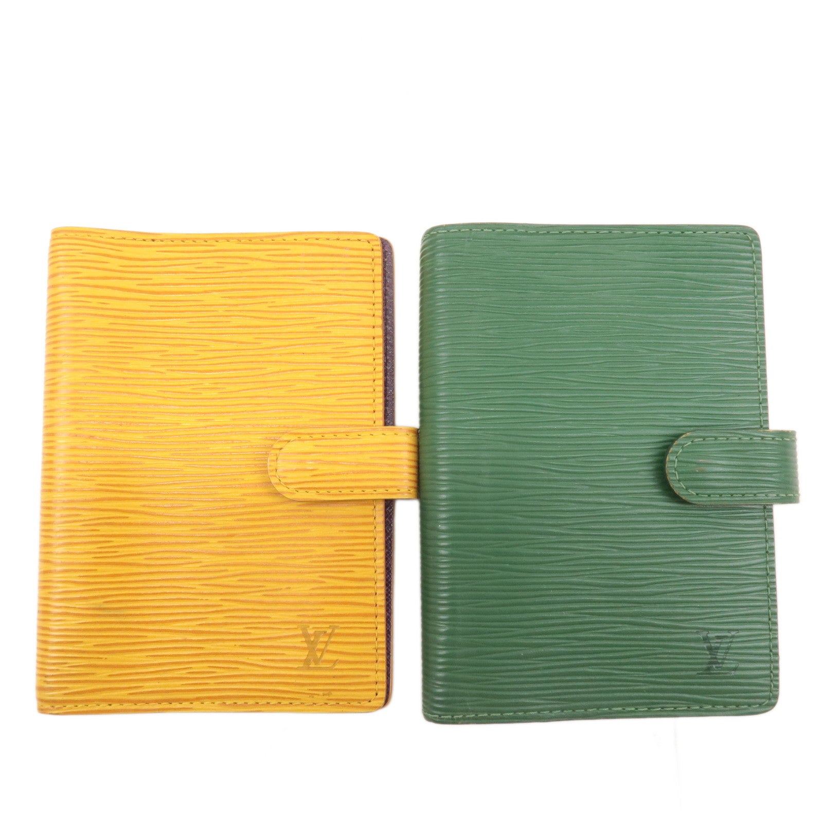 Louis Vuitton Epi Agenda PM Set of 2 Planner Cover R20059 R20054