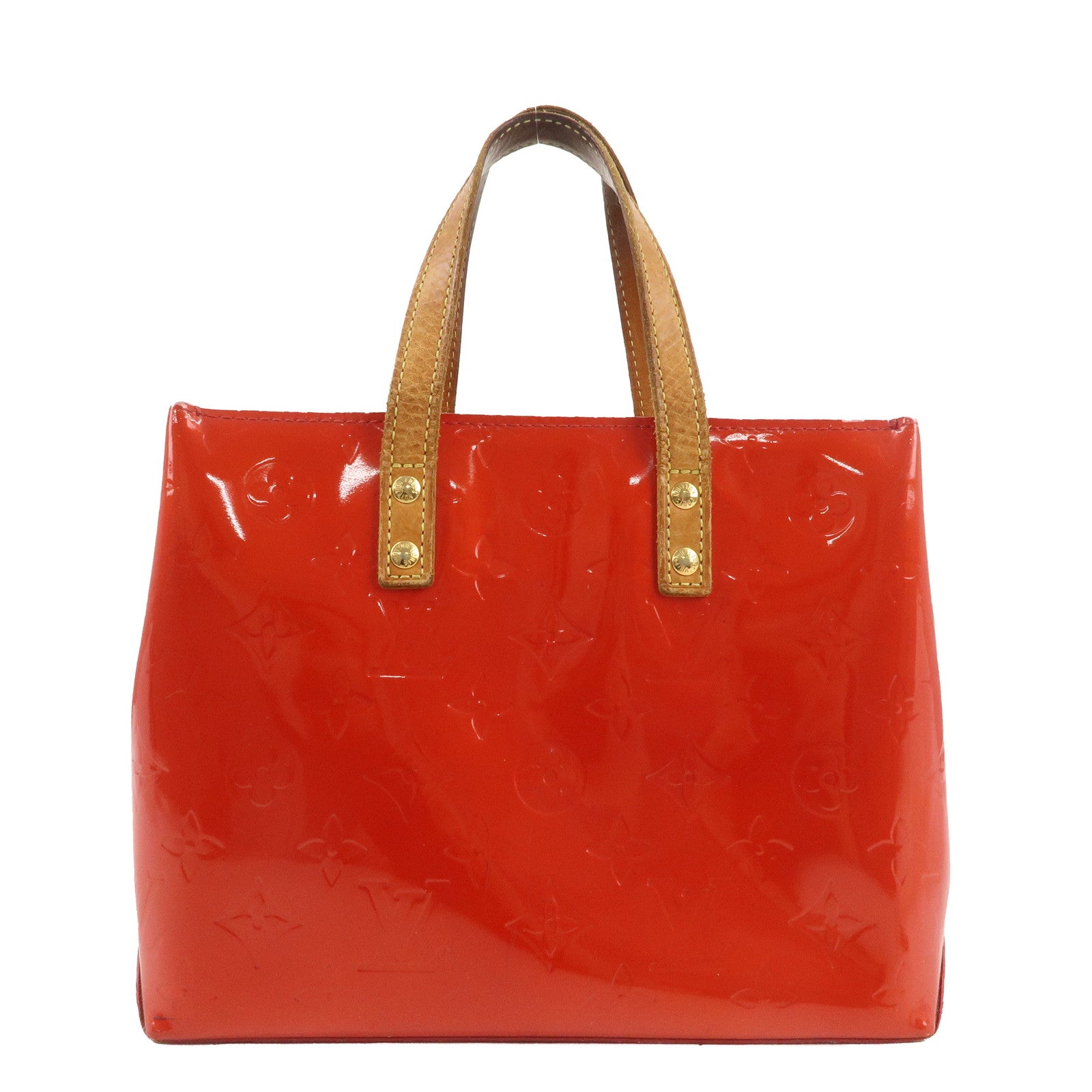 Louis-Vuitton-Monogram-Vernis-Lead-PM-Hand-Bag-Rouge-M91088