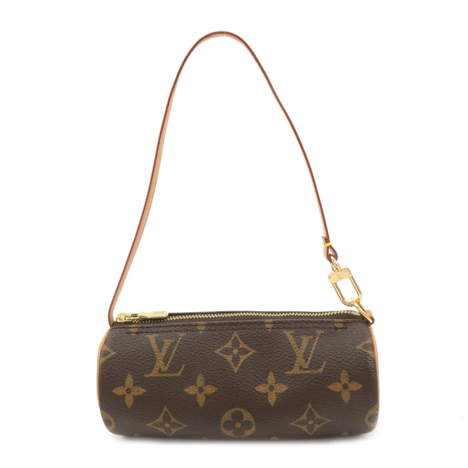 Louis-Vuitton-Monogram-Mini-Pouch-for-Papillon-Hand-Bag-Brown