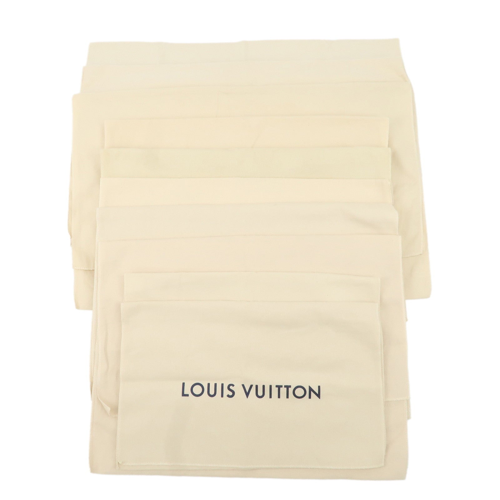 Louis-Vuitton-Set-Of-10-Dust-Bag-Flap-Style-Beige