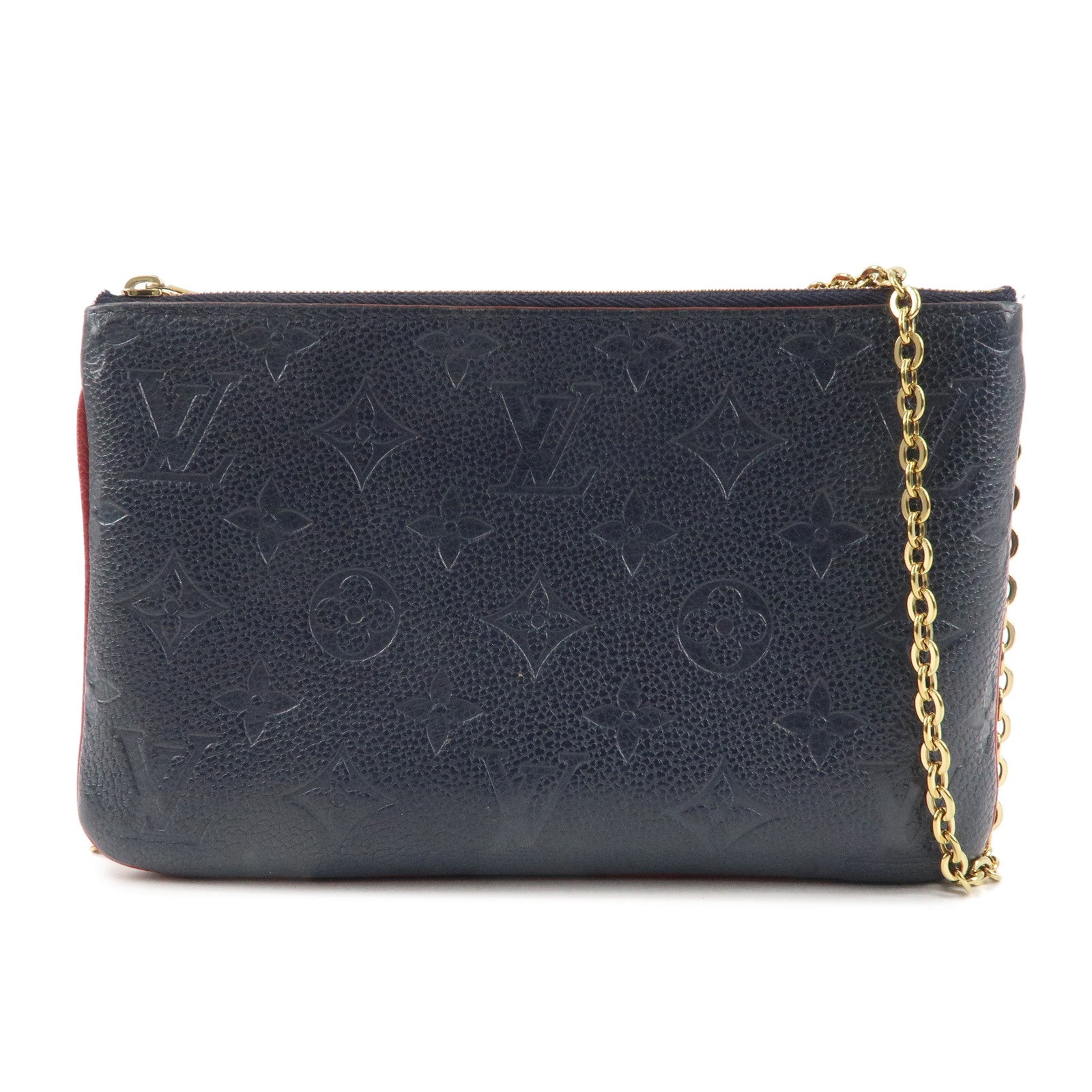 Louis Vuitton Monogram Empreinte Pochette Double Zip M63916