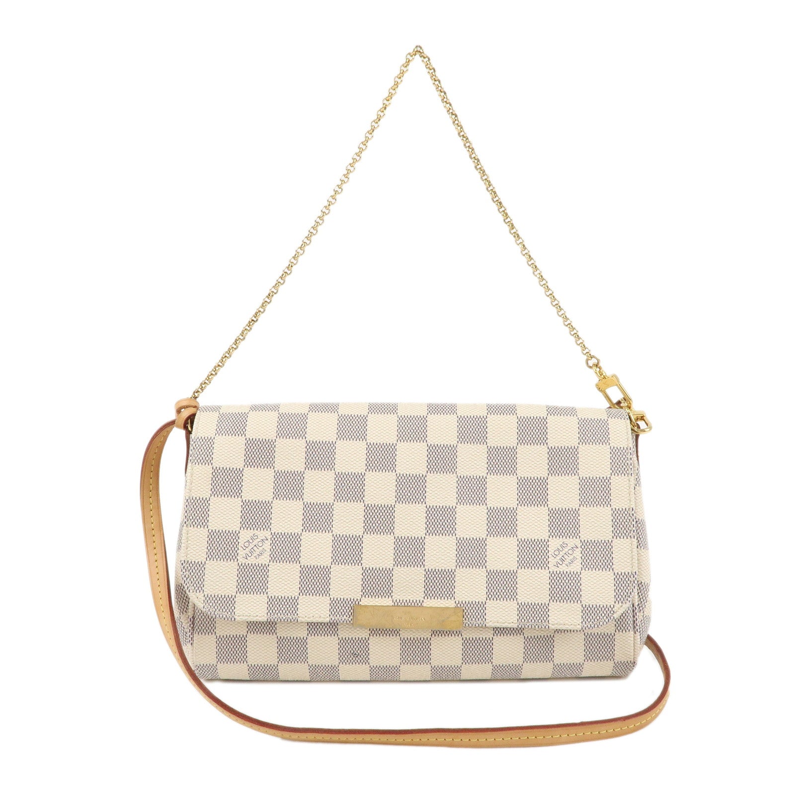 Louis Vuitton Damier Azur Favorite MM 2Way Bag Shoulder Bag N41275