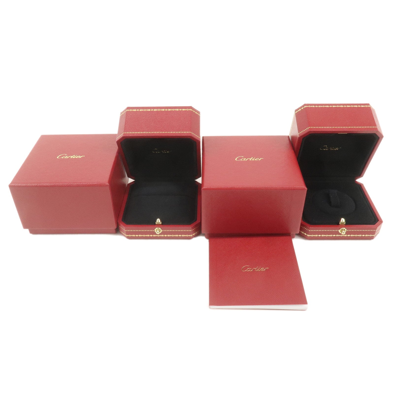 Cartier Set of 2 Ring Box Display Box Jewelry Box For Ring