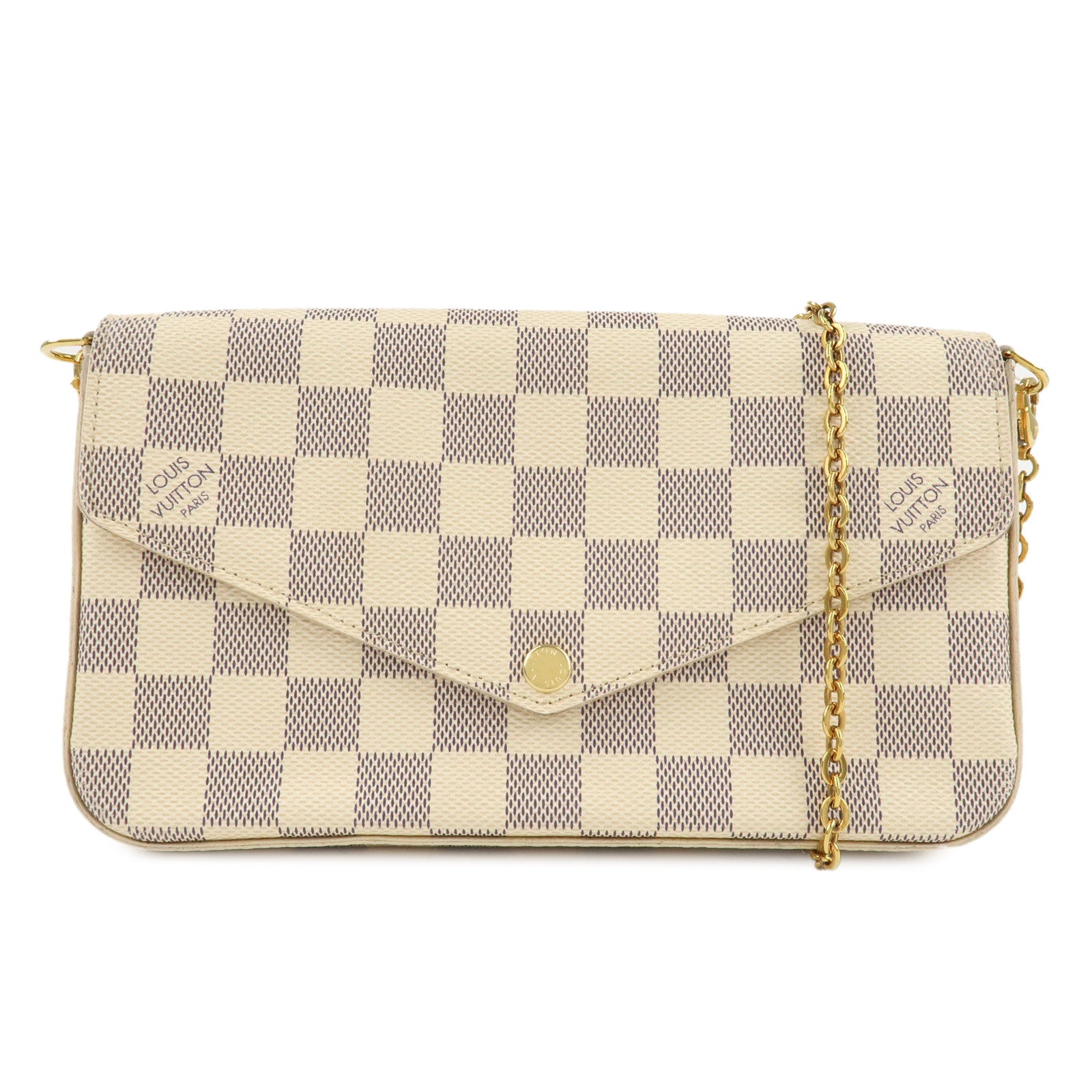 Louis-Vuitton-Damier-Azur-Pochette-Félicie-Shoulder-Bag-N63106