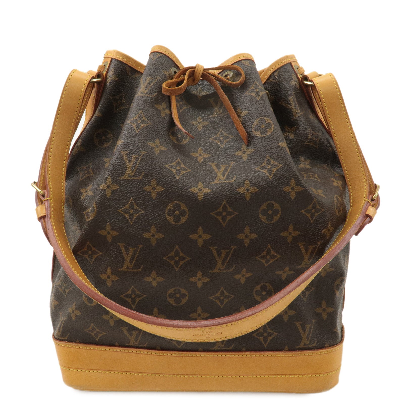 Louis-Vuitton-Monogram-Noe-Shoulder-Bag-Hand-Bag-Brown-M42224