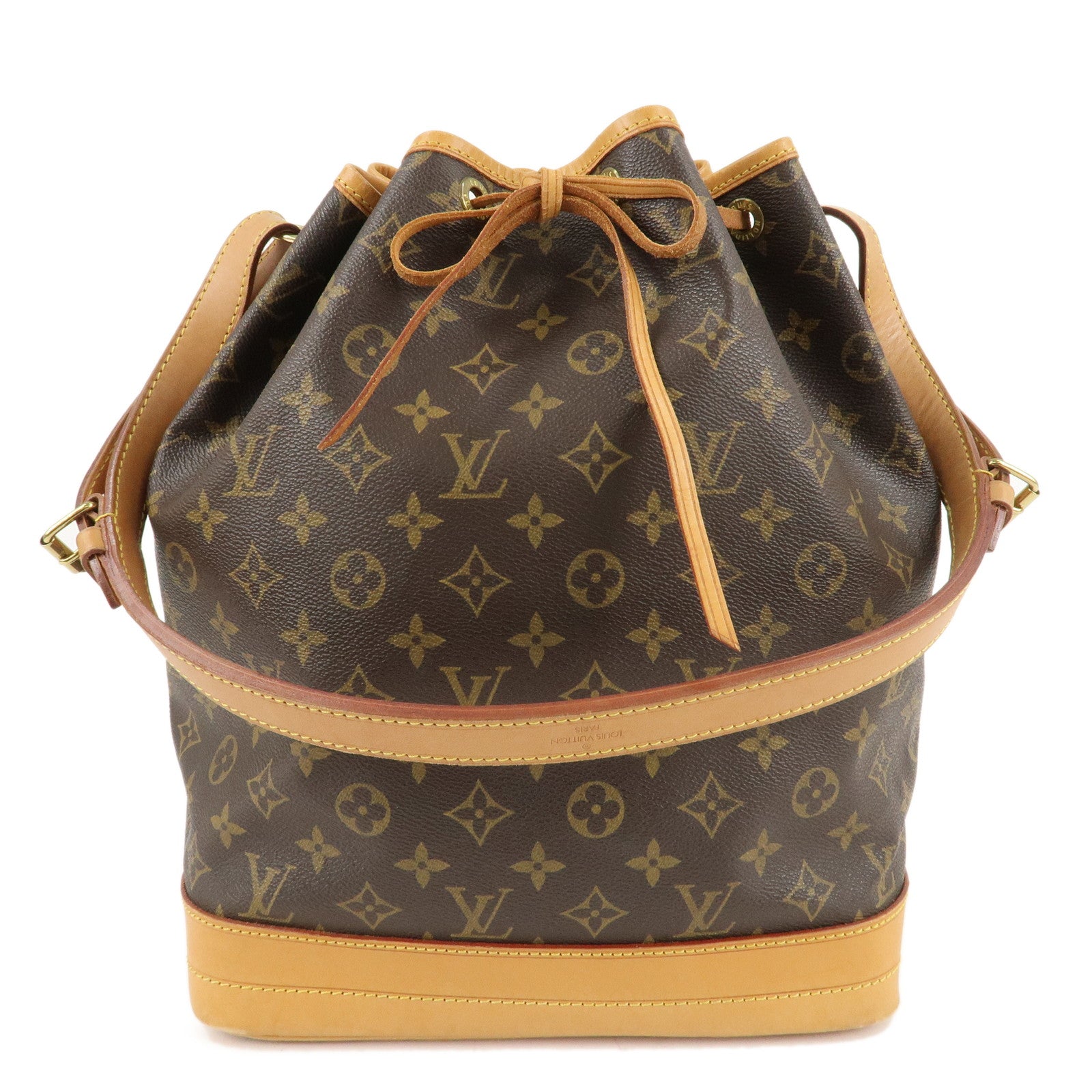 Louis-Vuitton-Monogram-Noe-Shoulder-Bag-Hand-Bag-Brown-M42224