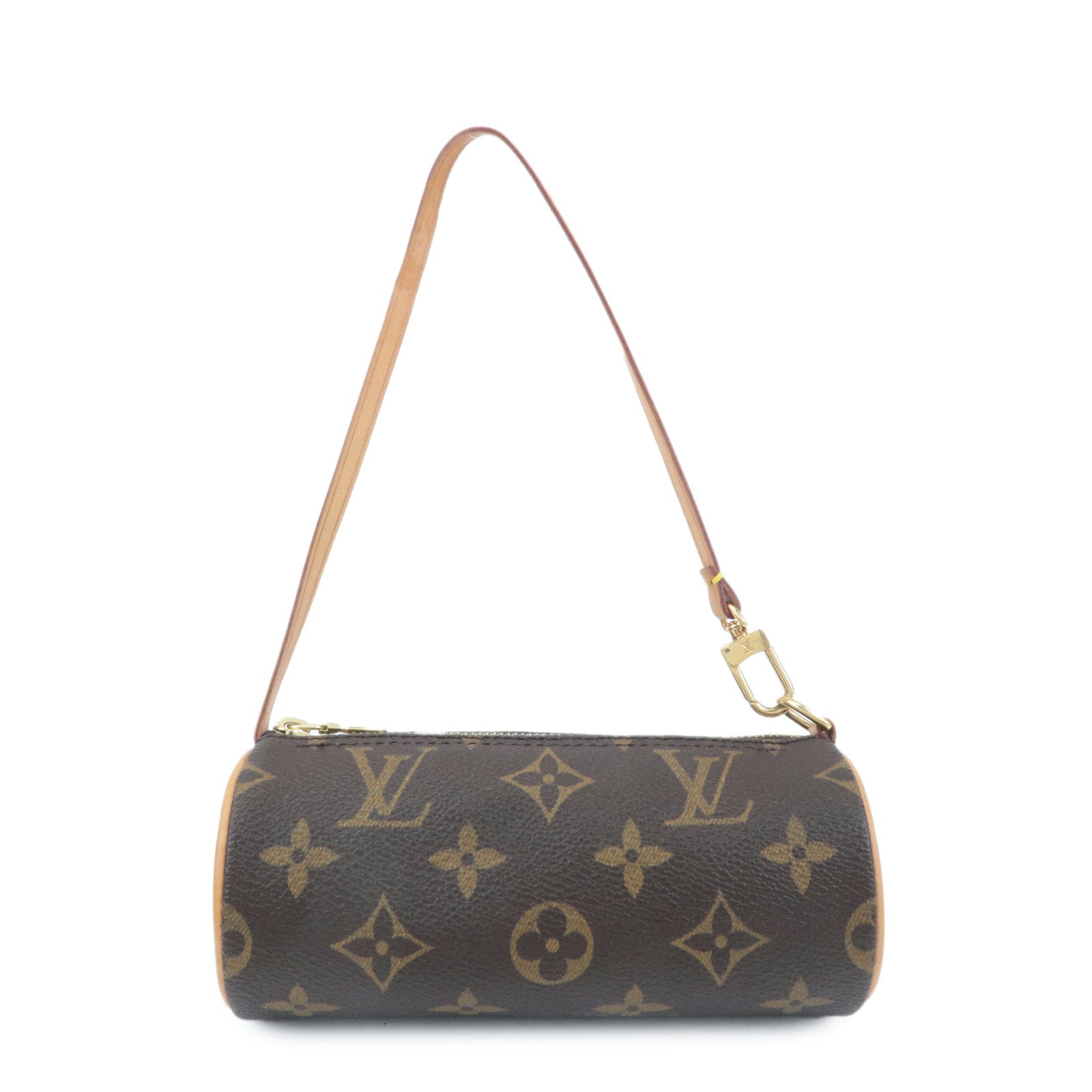 Louis-Vuitton-Monogram-Mini-Pouch-for-Papillon-Bag-Brown