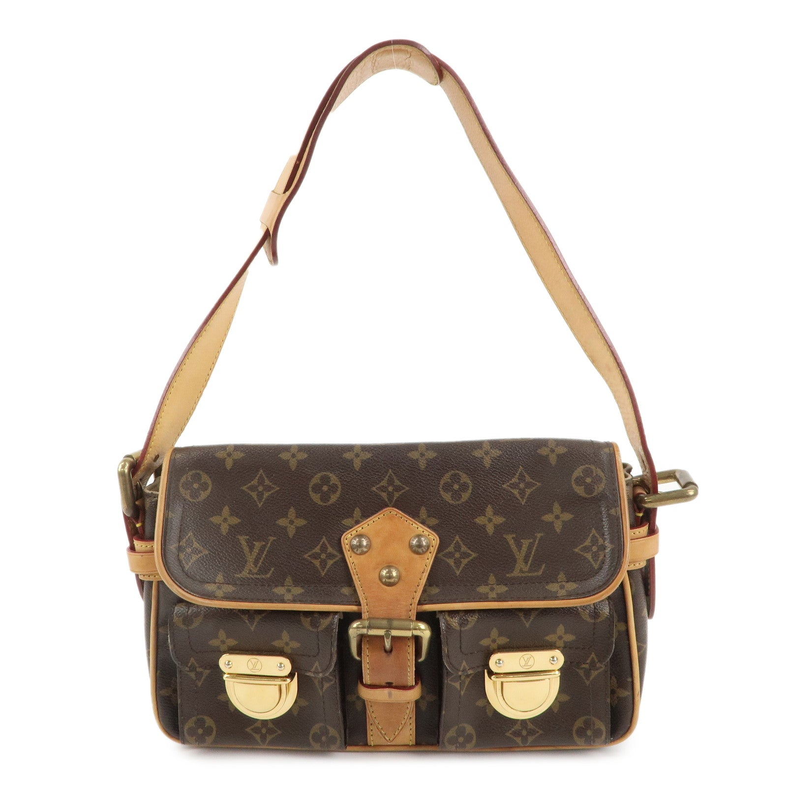 Louis-Vuitton-Monogram-Hudson-PM-Shoulder-Bag-Brown-M40047